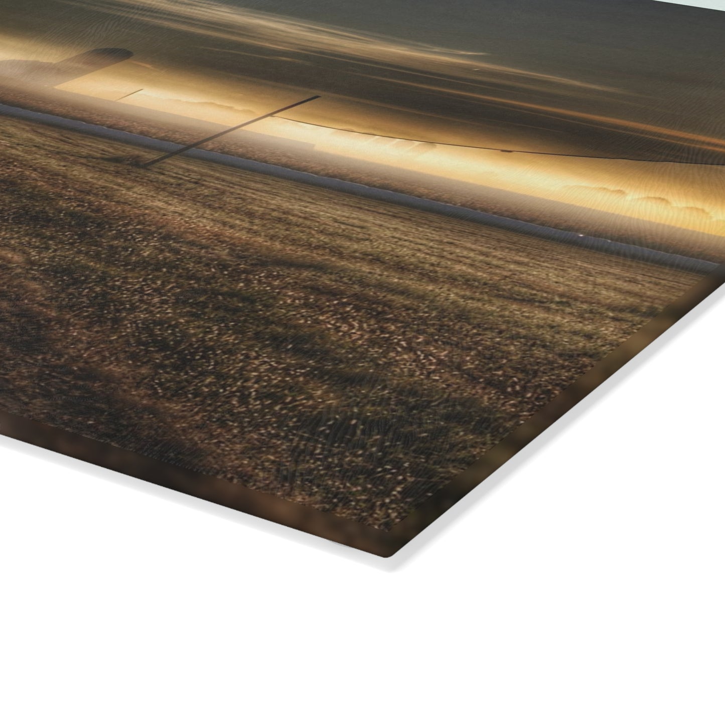 U R There Photography By Dawns Early Light Rustic Farmhouse Tempered-Glass Cutting Board