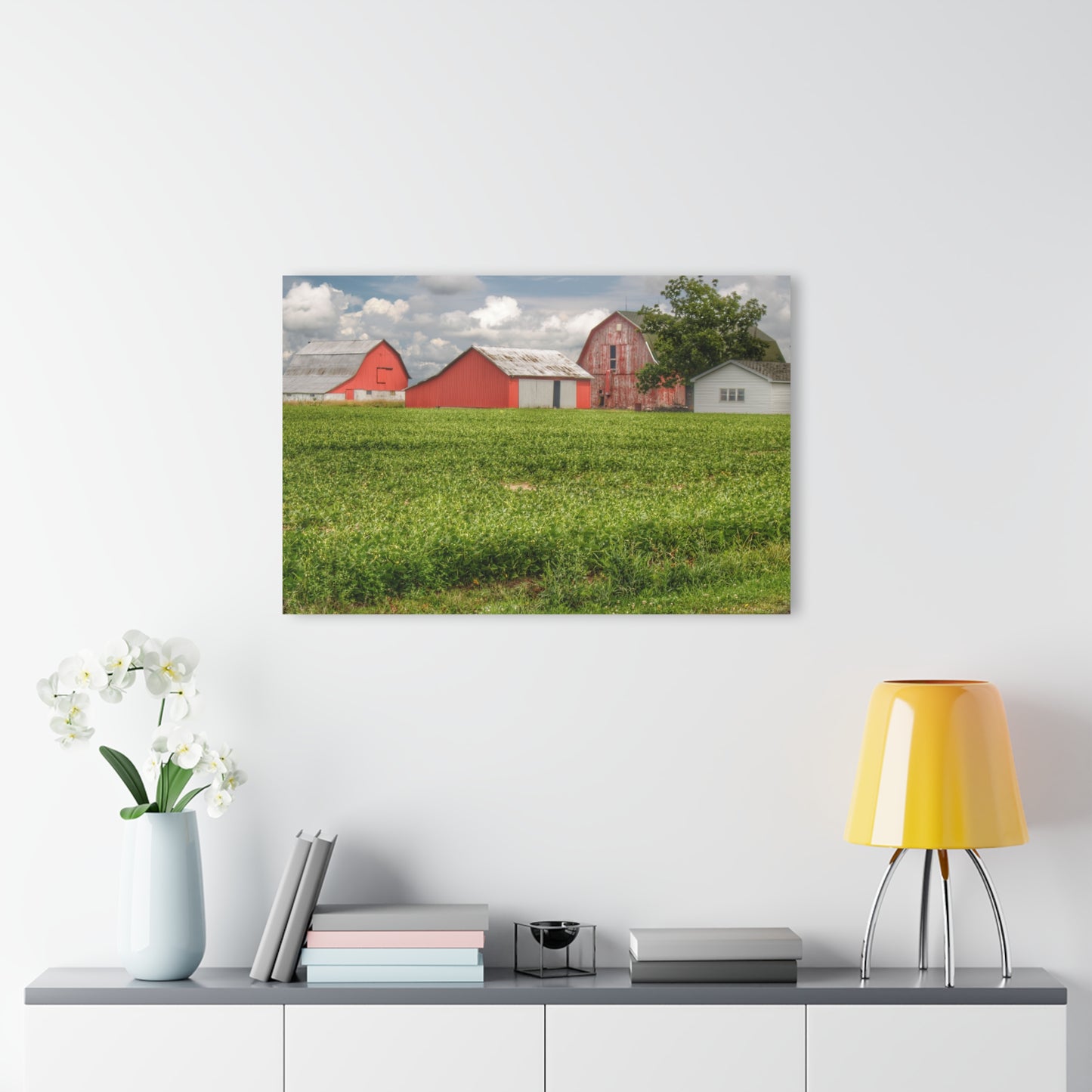 U R There Photography Roadside Trio Rustic Farmhouse Acrylic Wall Print