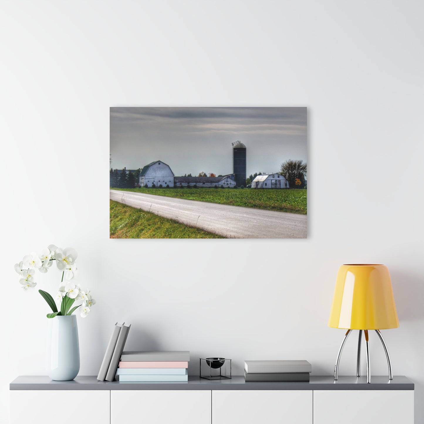 U R There Photography South Block Road Farm Rustic Farmhouse Acrylic Wall Print