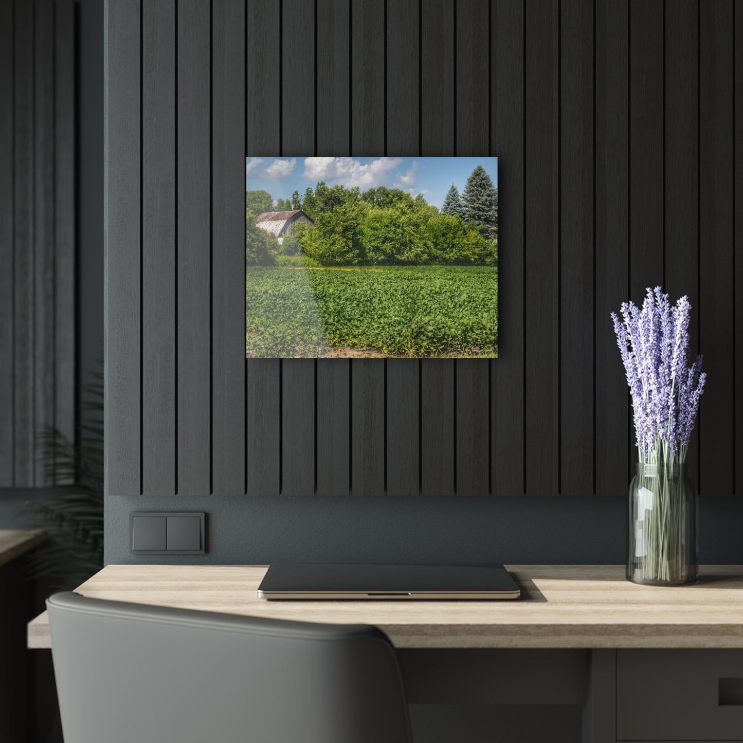 U R There Photography Canada Road Hidden Rustic Farmhouse Acrylic Wall Print