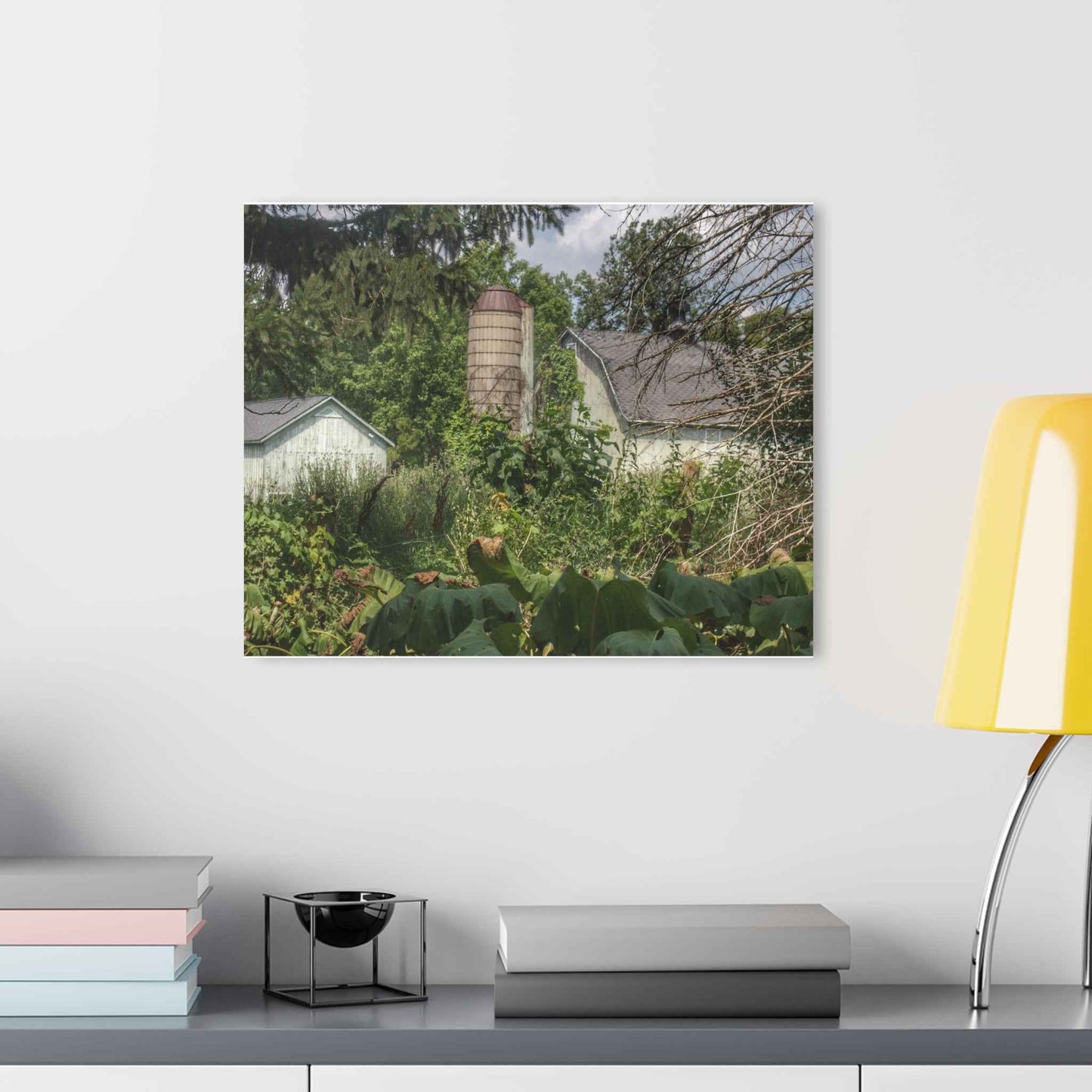 U R There Photography Clark Road Hidden Rustic Farmhouse Acrylic Wall Print