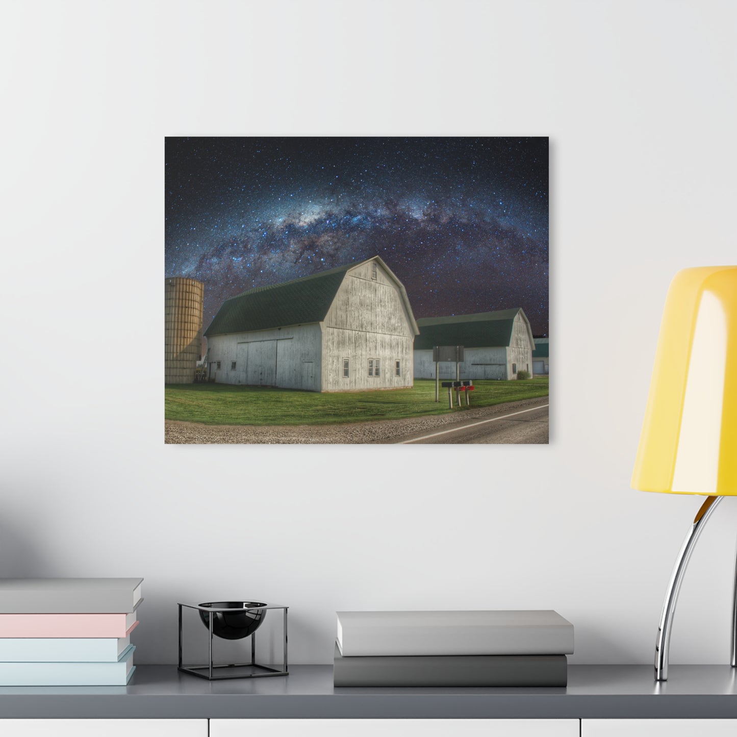 U R There Photography Under the Milky Way Rustic Farmhouse Acrylic Wall Print