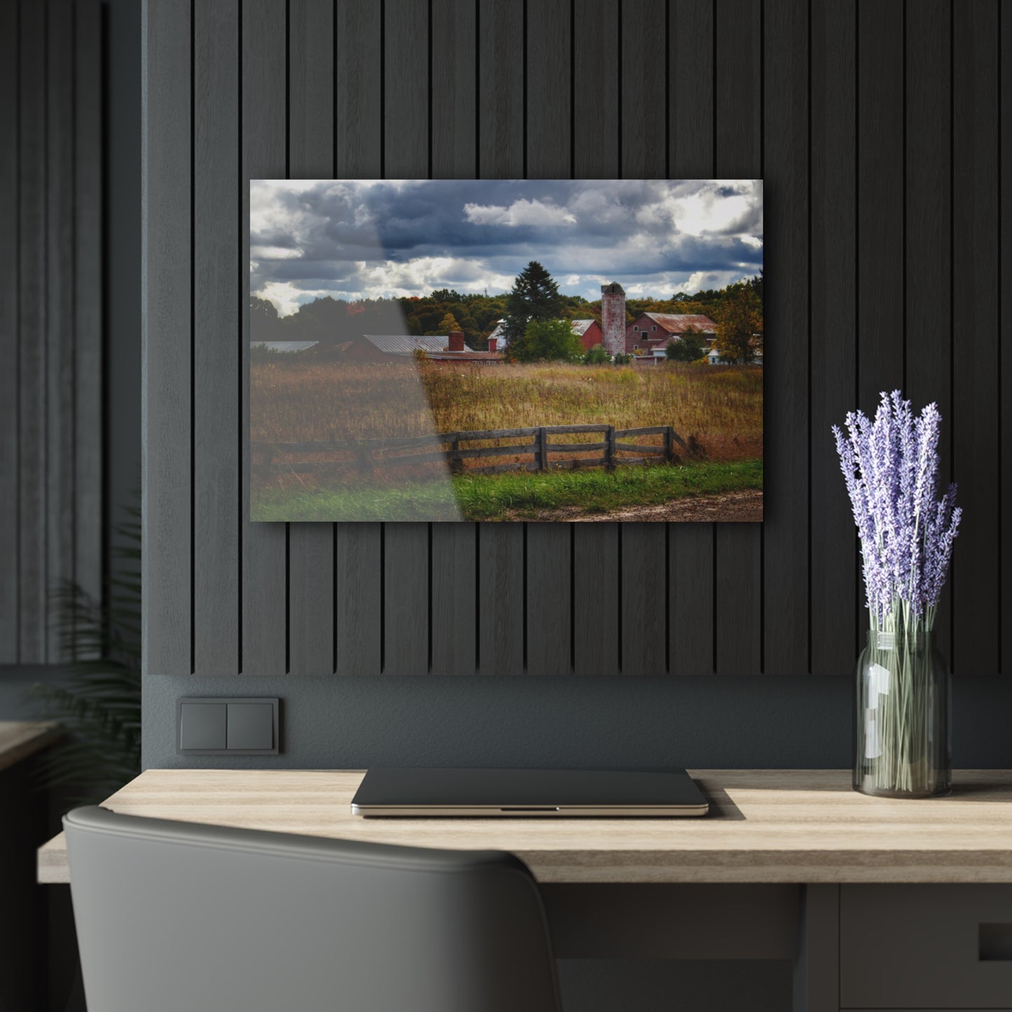 U R There Photography Baldwin Road Farm Rustic Farmhouse Acrylic Wall Print