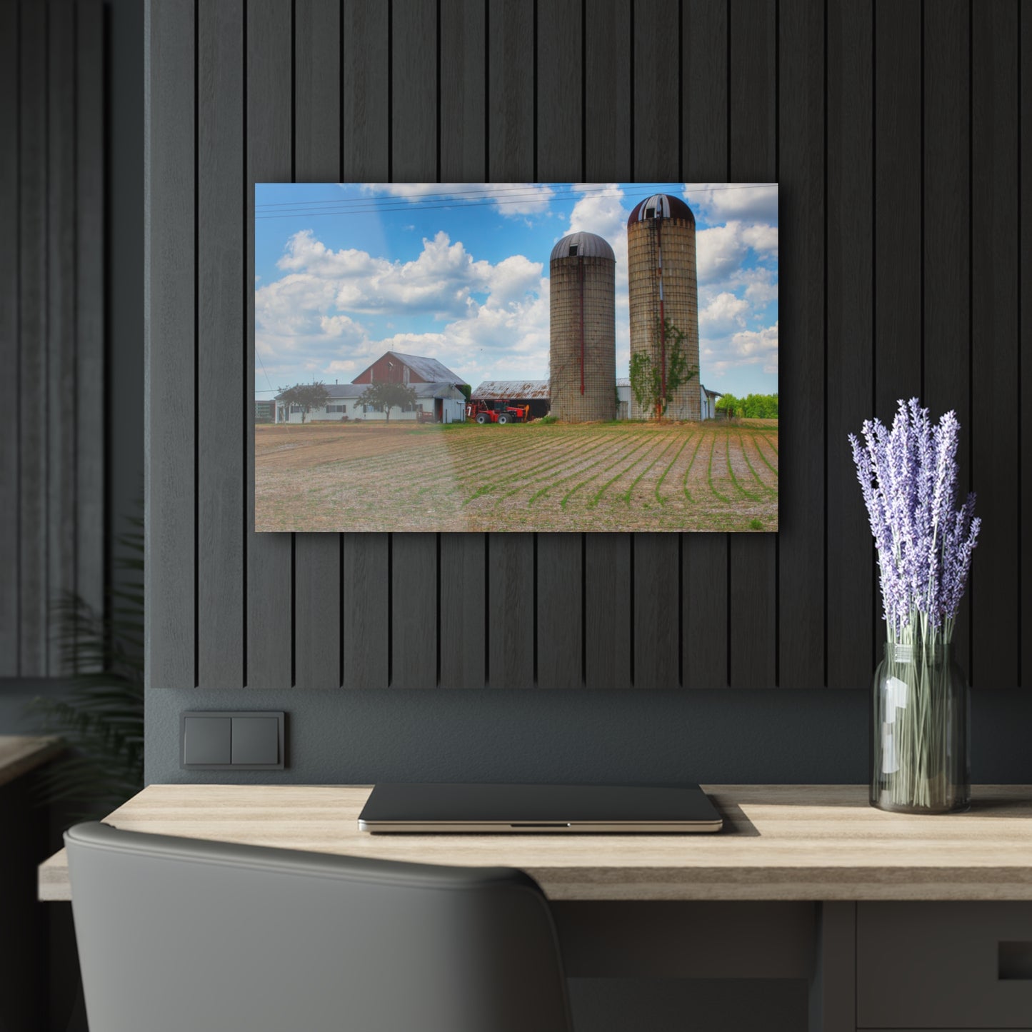 U R There Photography Marlette Road Farm III Rustic Farmhouse Acrylic Wall Print