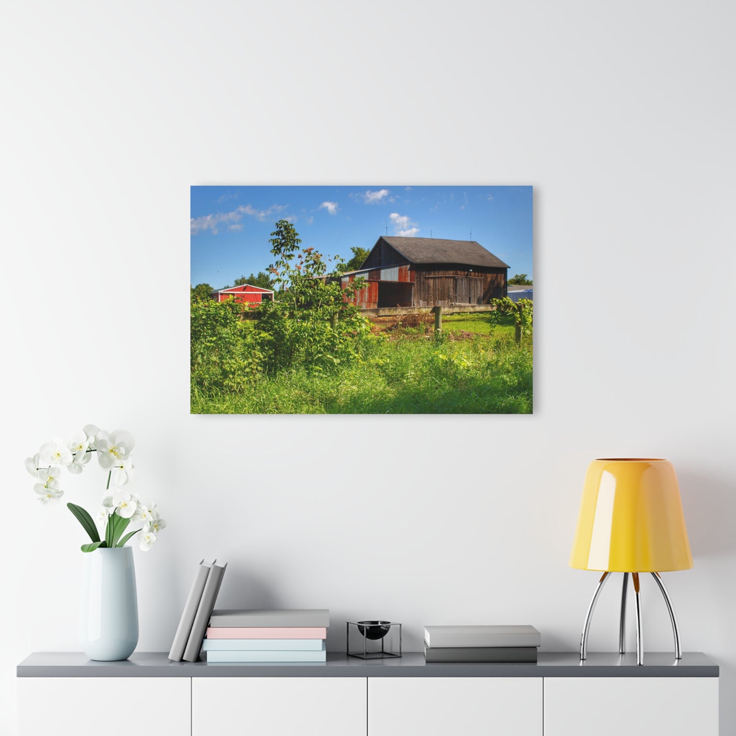 U R There Photography Beyond the Fence on Hunters Creek Rustic Farmhouse Acrylic Wall Print