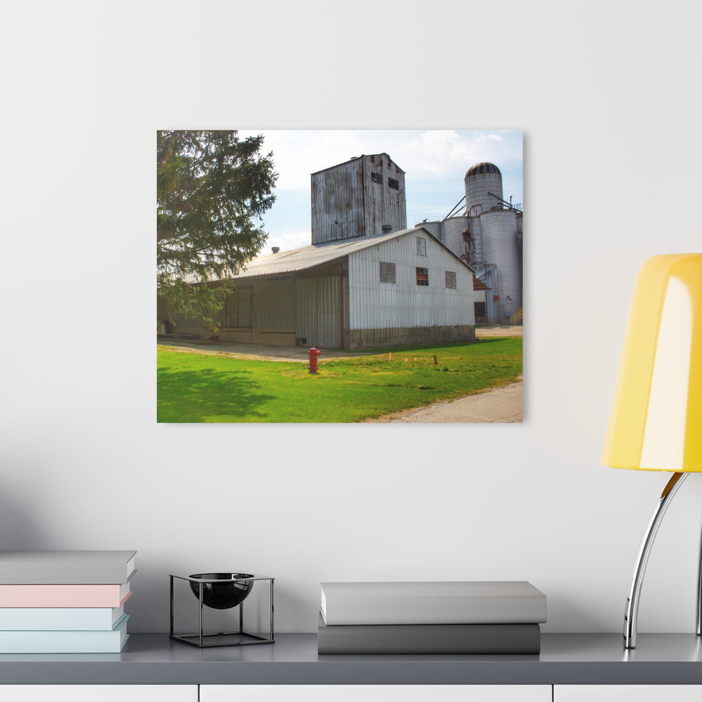 U R There Photography Unionville Grainery Rustic Farmhouse Acrylic Wall Print