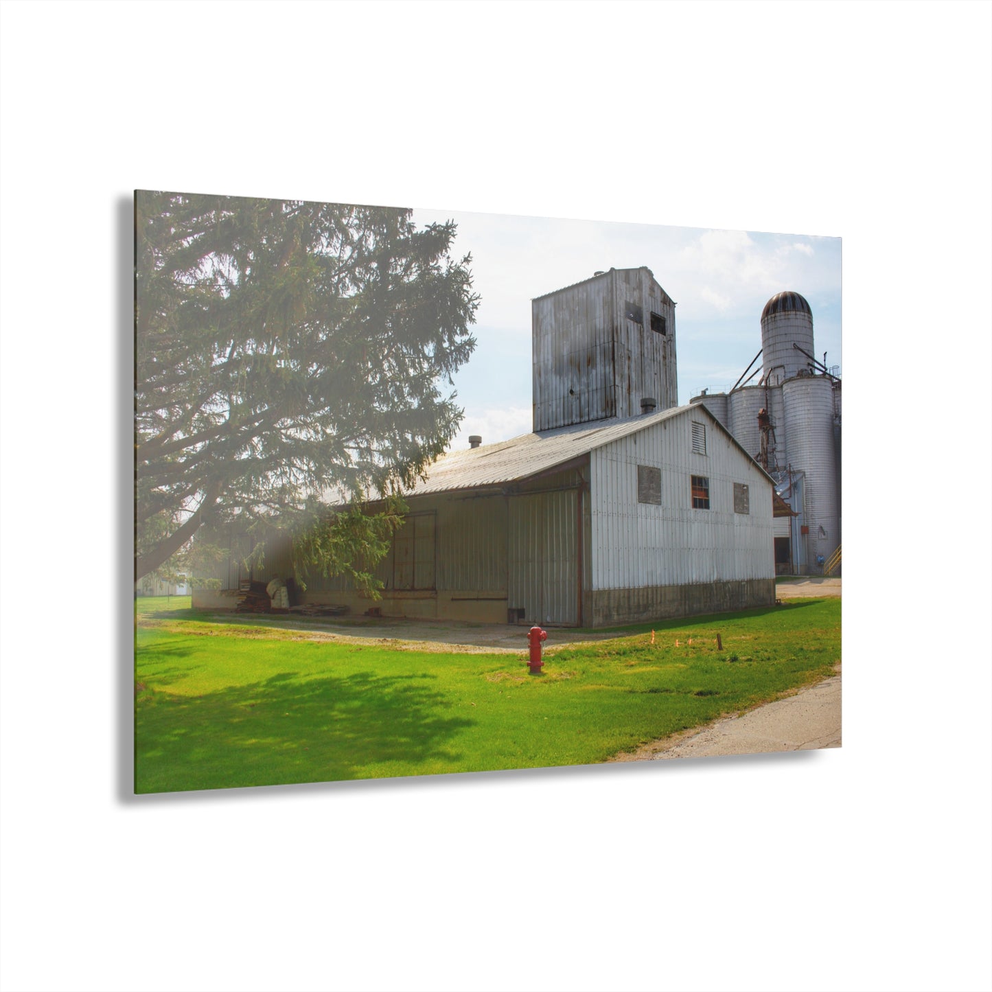 U R There Photography Unionville Grainery Rustic Farmhouse Acrylic Wall Print
