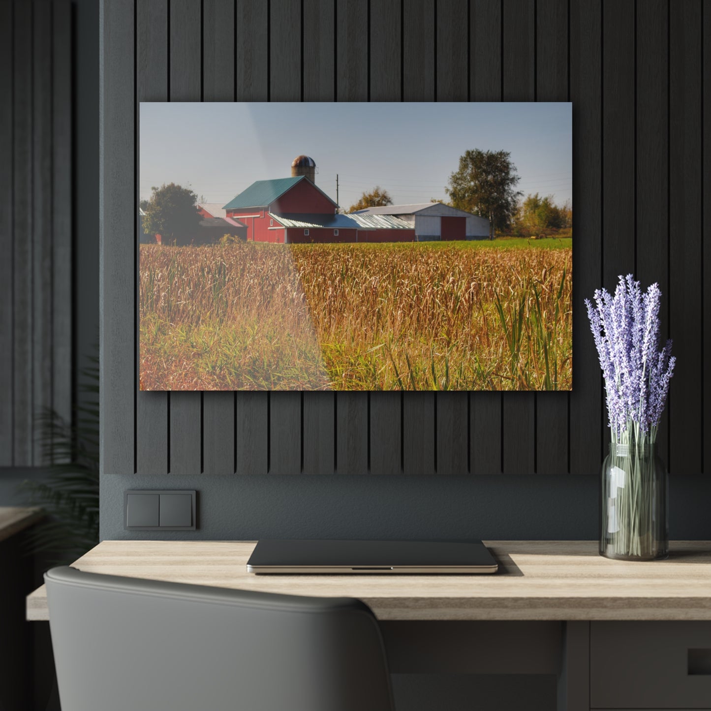 U R There Photography Oak Road Farm Rustic Farmhouse Acrylic Wall Print