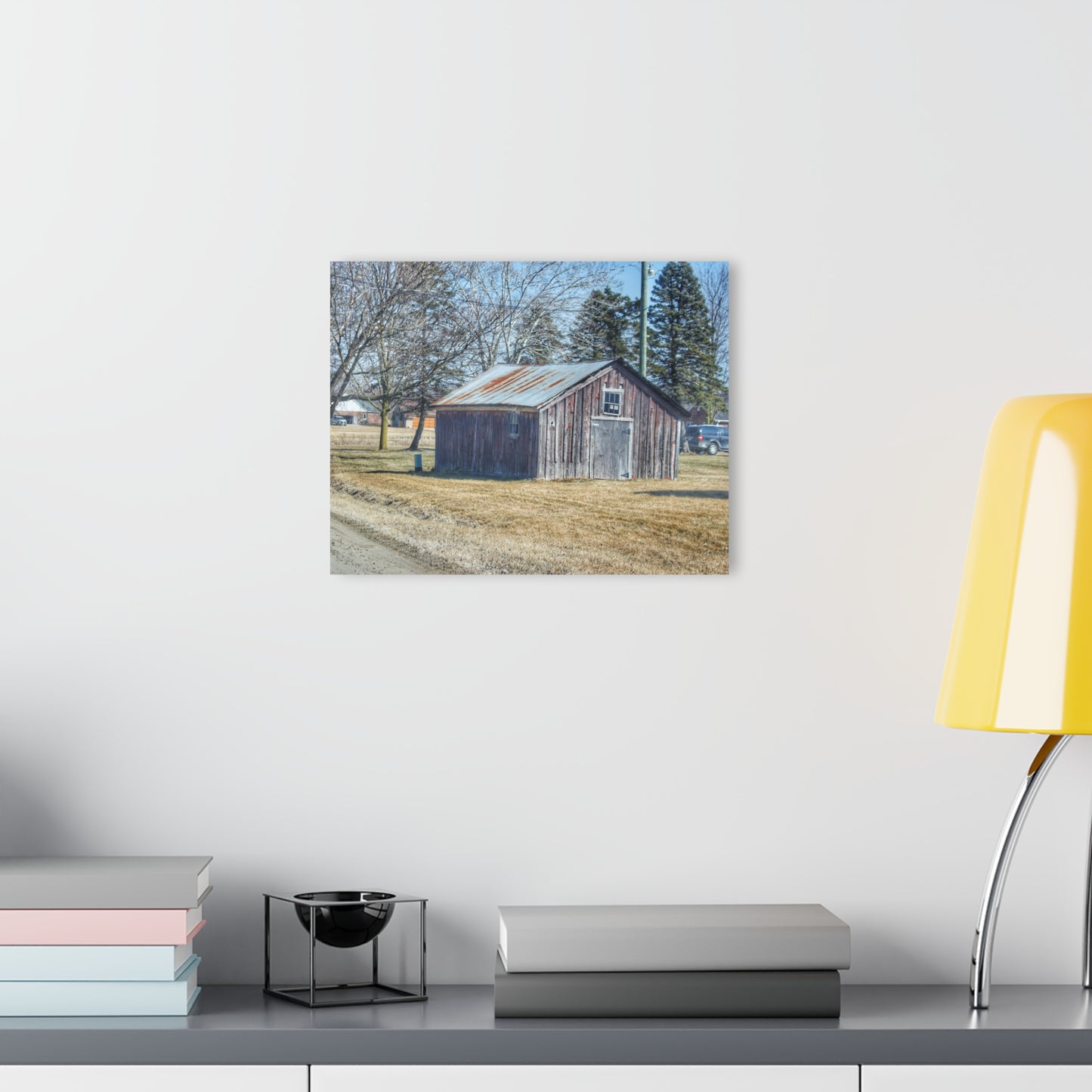 U R There Photography Ray Center Roadside Shack Rustic Farmhouse Acrylic Wall Print