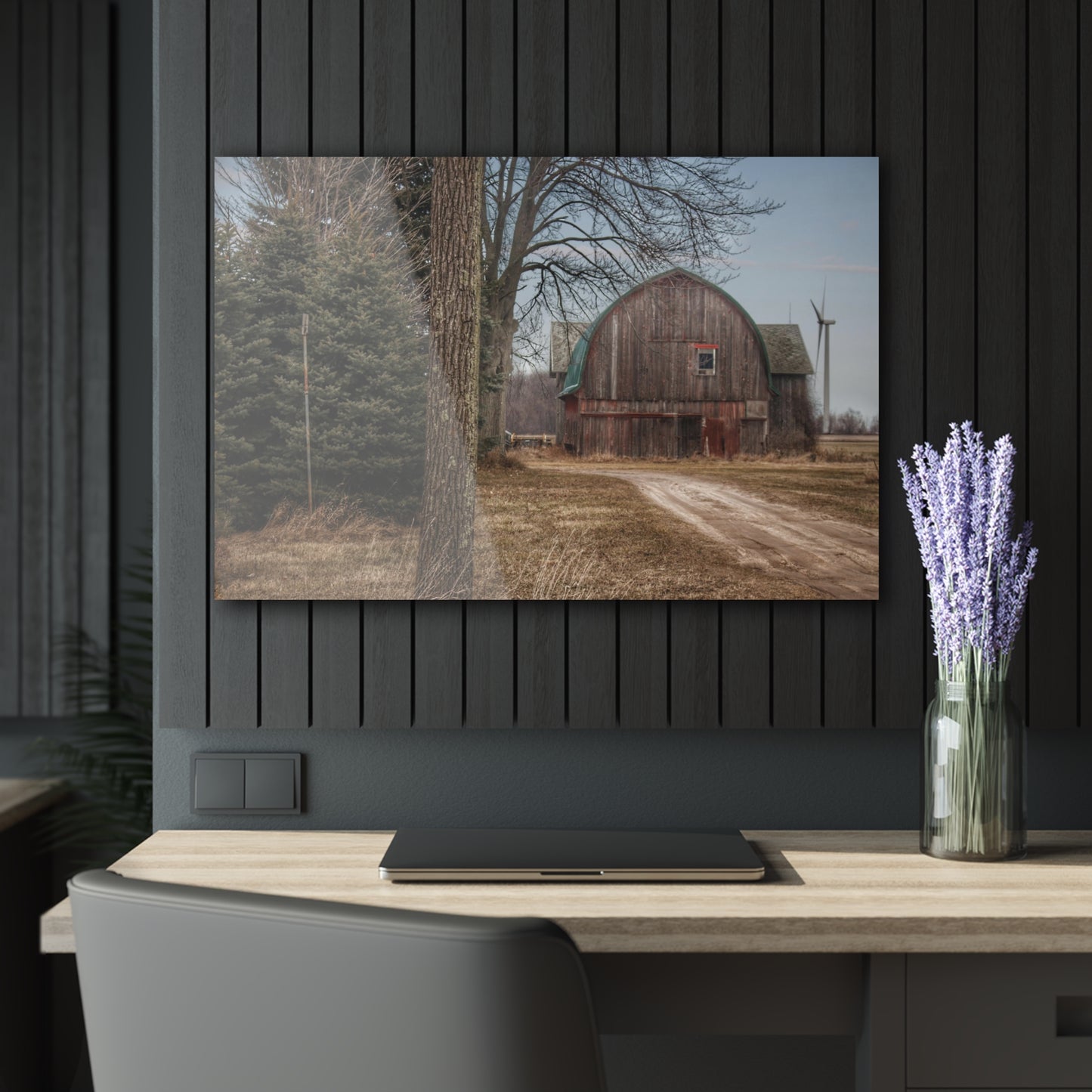 U R There Photography Barn of Deckerville Road Rustic Farmhouse Acrylic Wall Print