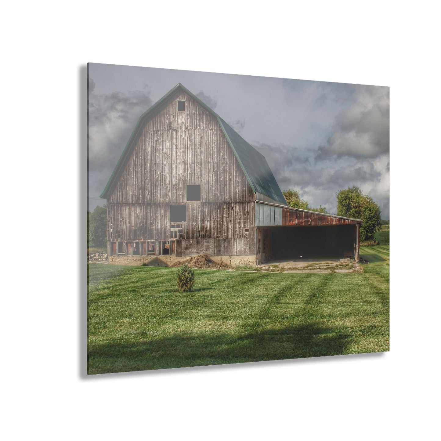 U R There Photography Bishop Grey II Rustic Farmhouse Acrylic Wall Print