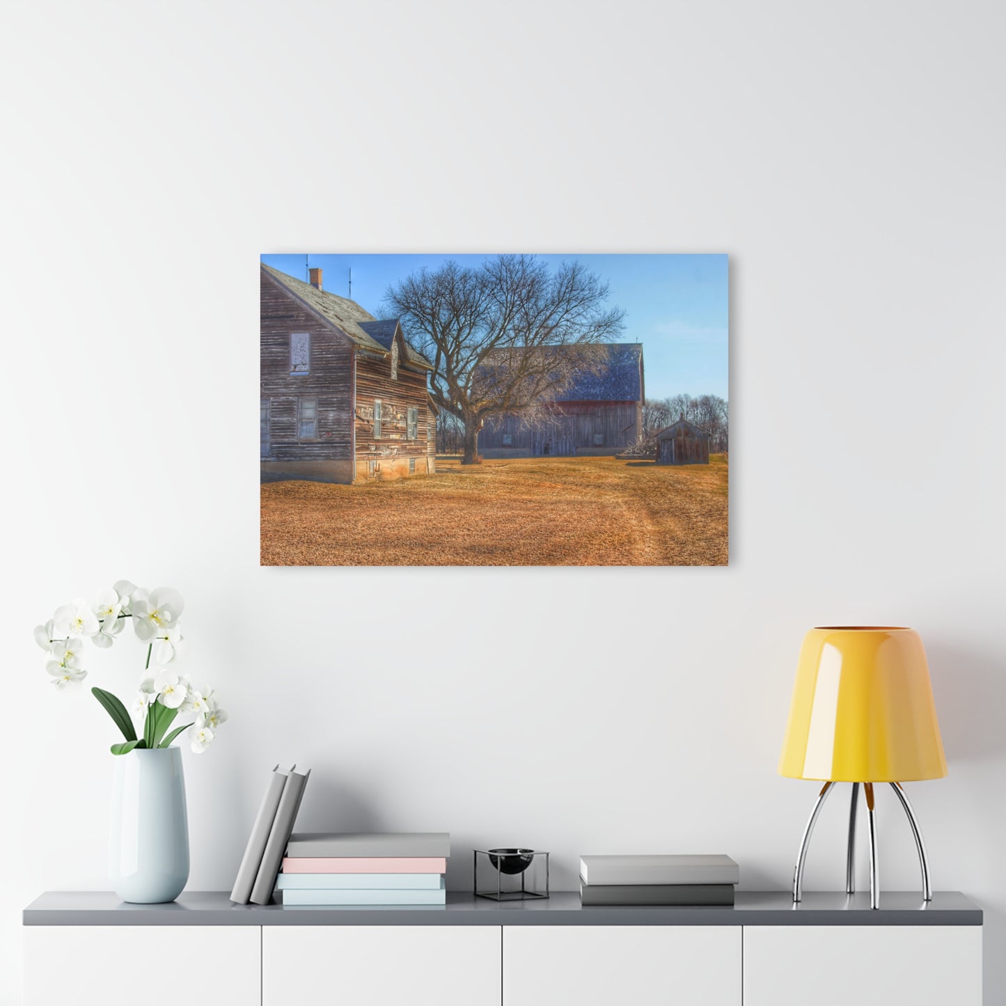 U R There Photography South Elkton Road Forgotten Greys Rustic Farmhouse Acrylic Wall Print