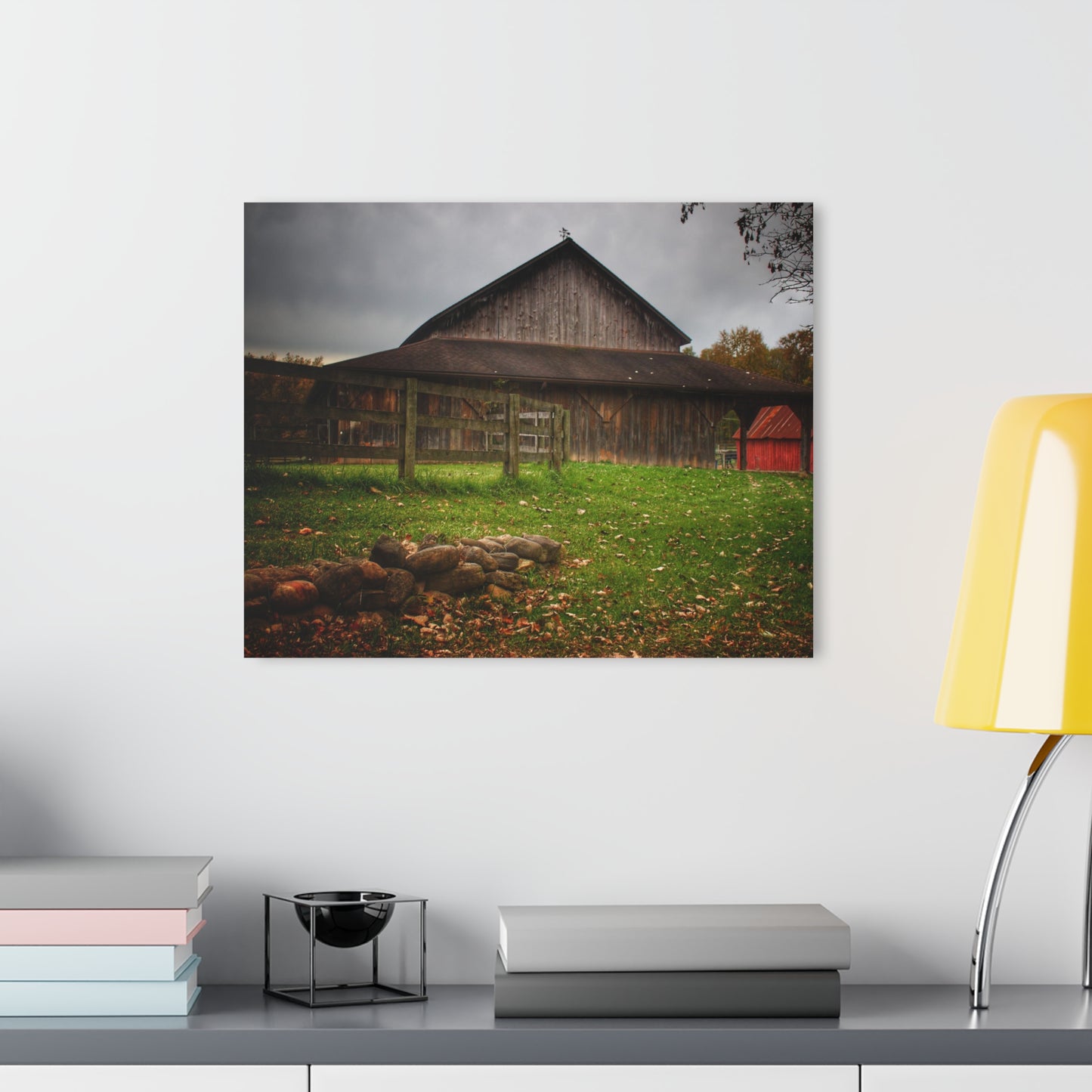 U R There Photography Chalet Grey II Rustic Farmhouse Acrylic Wall Print