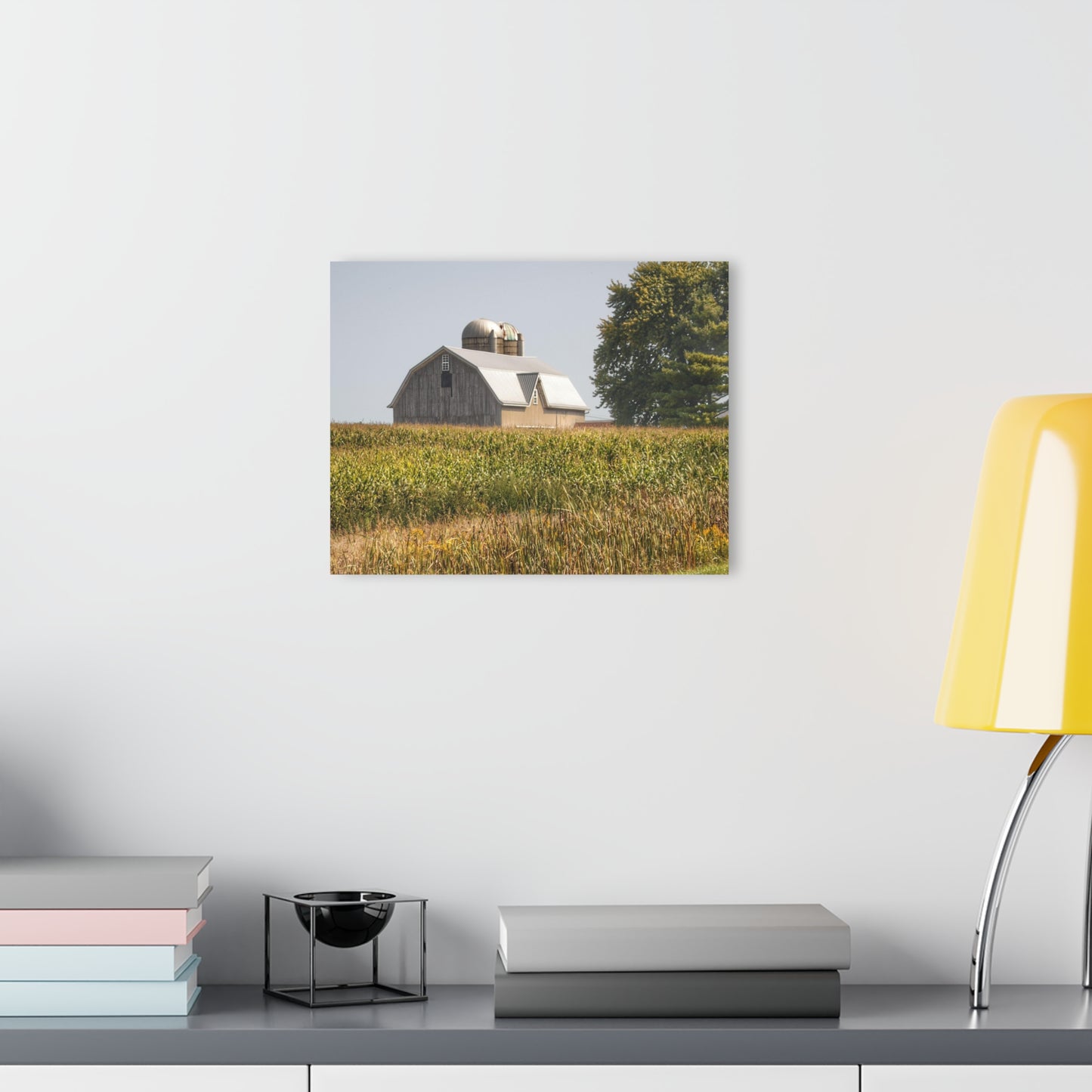 U R There Photography Beyond the September Corn on Swaffer Rustic Farmhouse Acrylic Wall Print