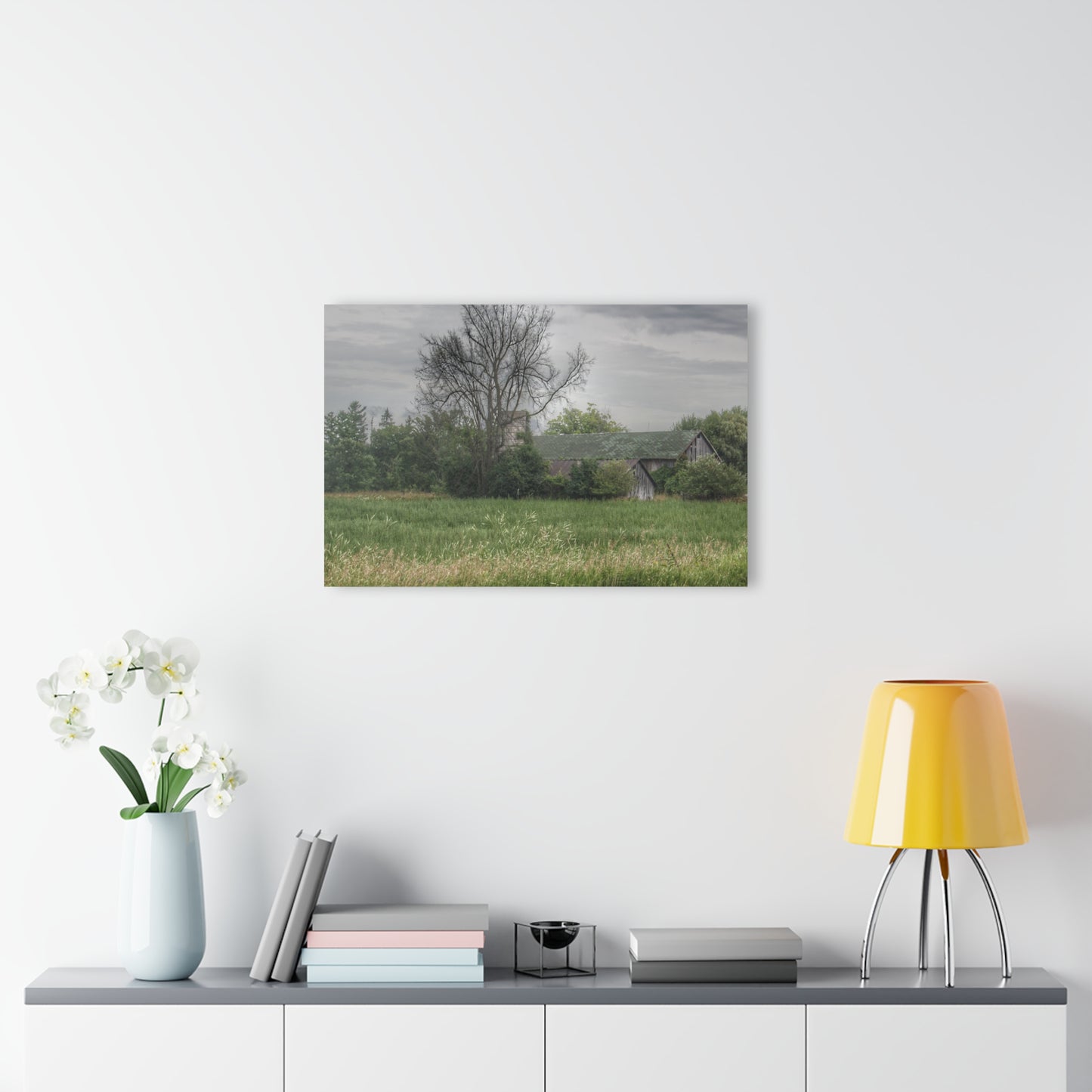 U R There Photography Wilder Road Grey III Rustic Farmhouse Acrylic Wall Print