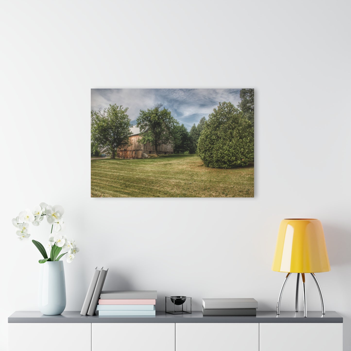 U R There Photography Thistle Valley Weathered Grey Rustic Farmhouse Acrylic Wall Print
