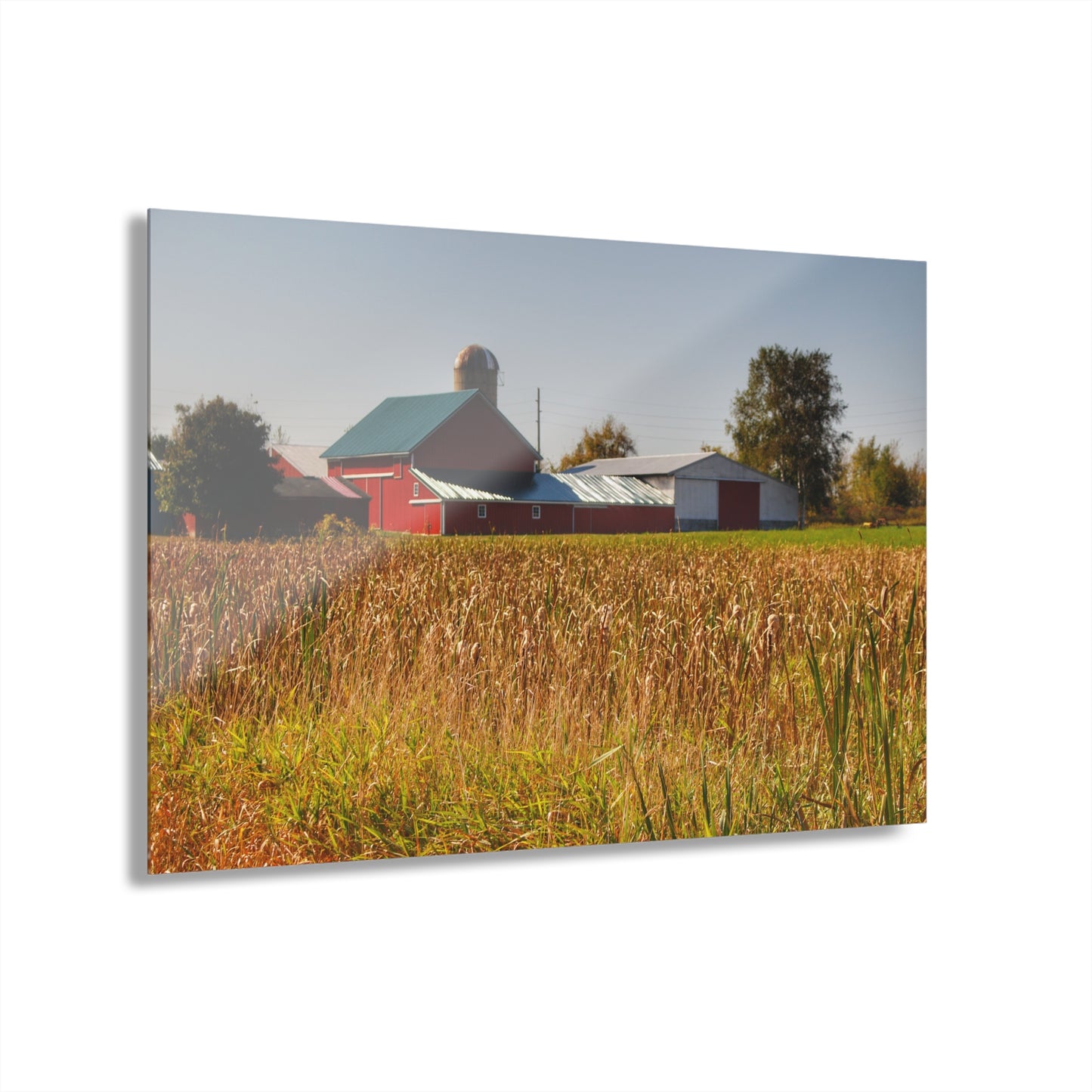 U R There Photography Oak Road Farm Rustic Farmhouse Acrylic Wall Print