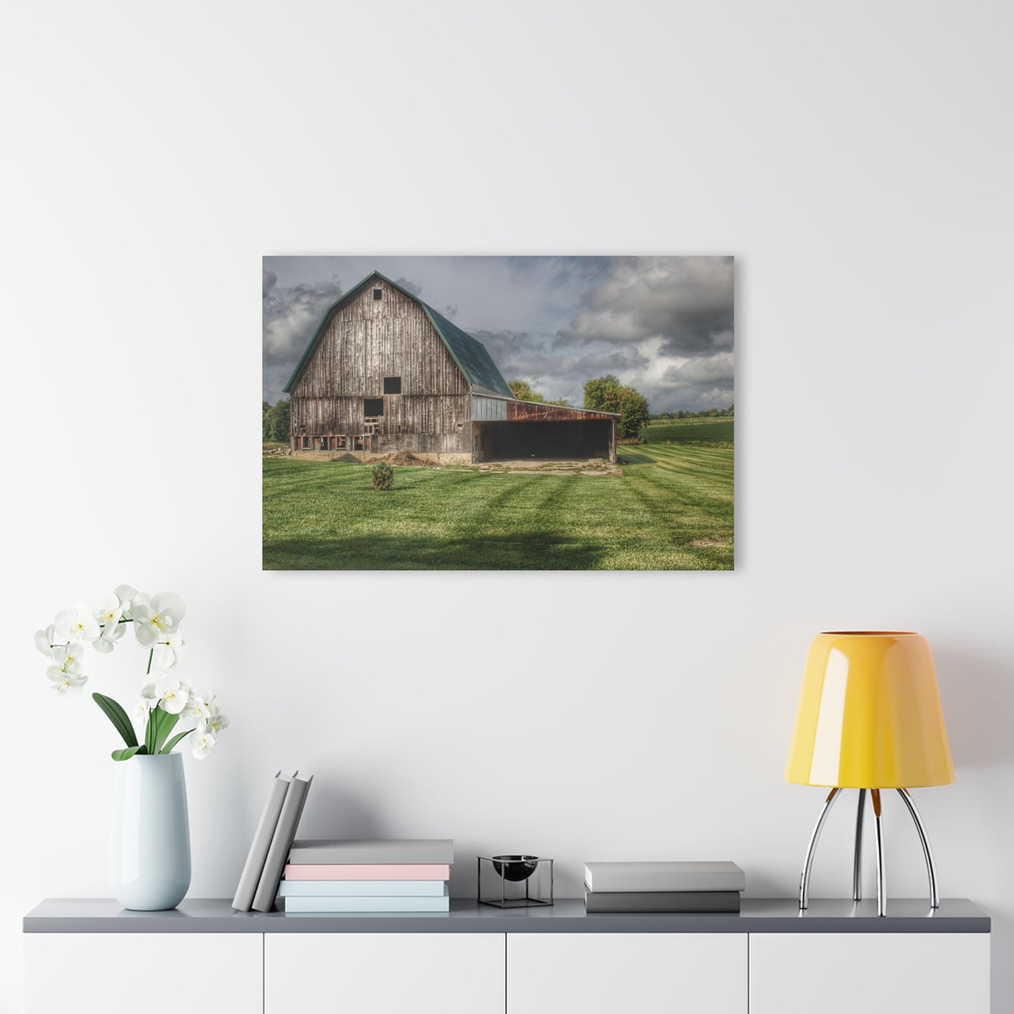 U R There Photography Bishop Grey II Rustic Farmhouse Acrylic Wall Print