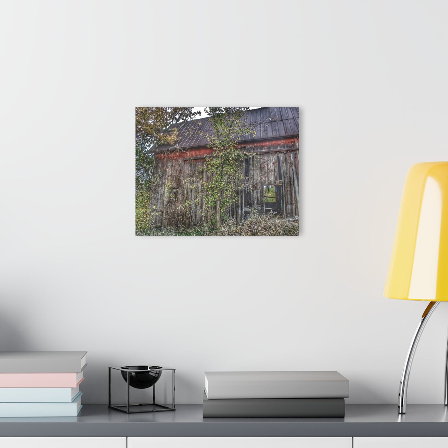 U R There Photography Annie's Barn II Rustic Farmhouse Acrylic Wall Print