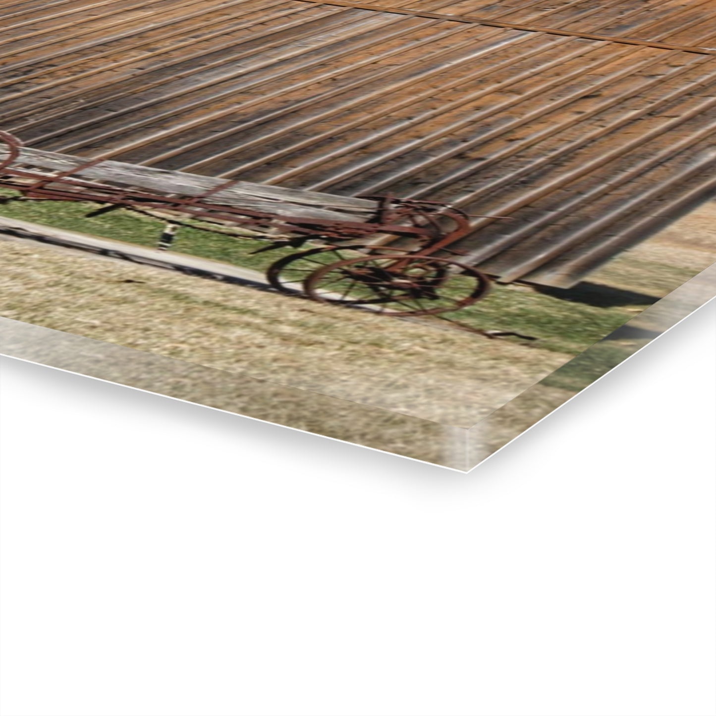 U R There Photography Barn and Buggy Rustic Farmhouse Acrylic Wall Print