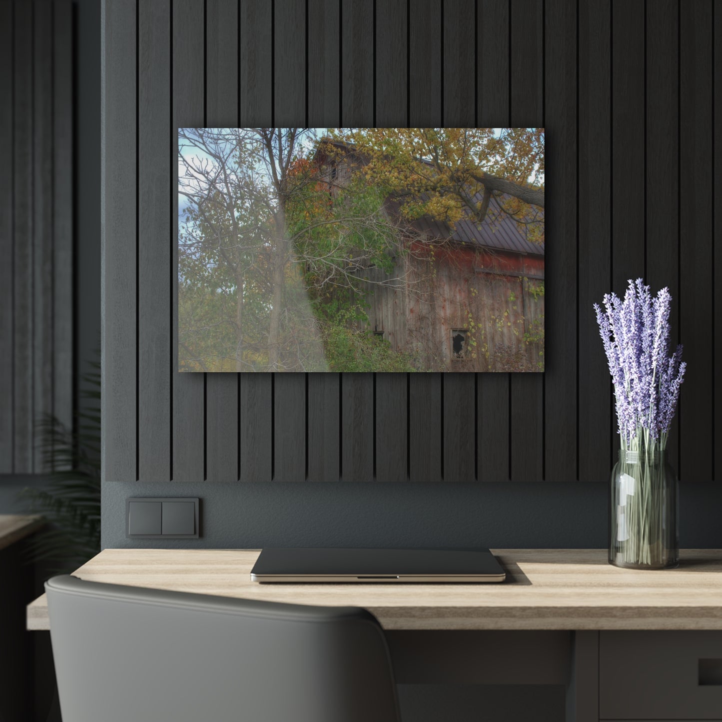 U R There Photography Annies Barn I Rustic Farmhouse Acrylic Wall Print