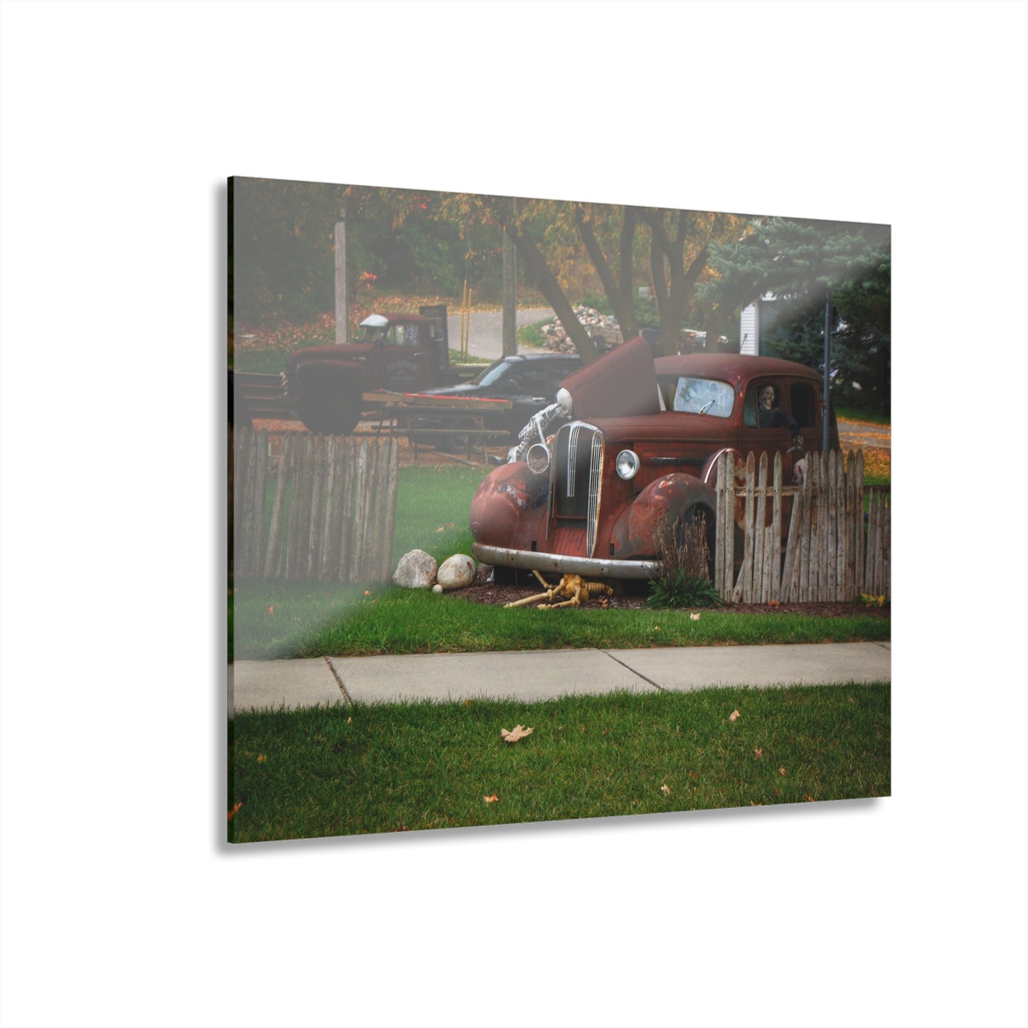 U R There Photography Oak Road Metamora Mechanics Rustic Farmhouse Acrylic Wall Print