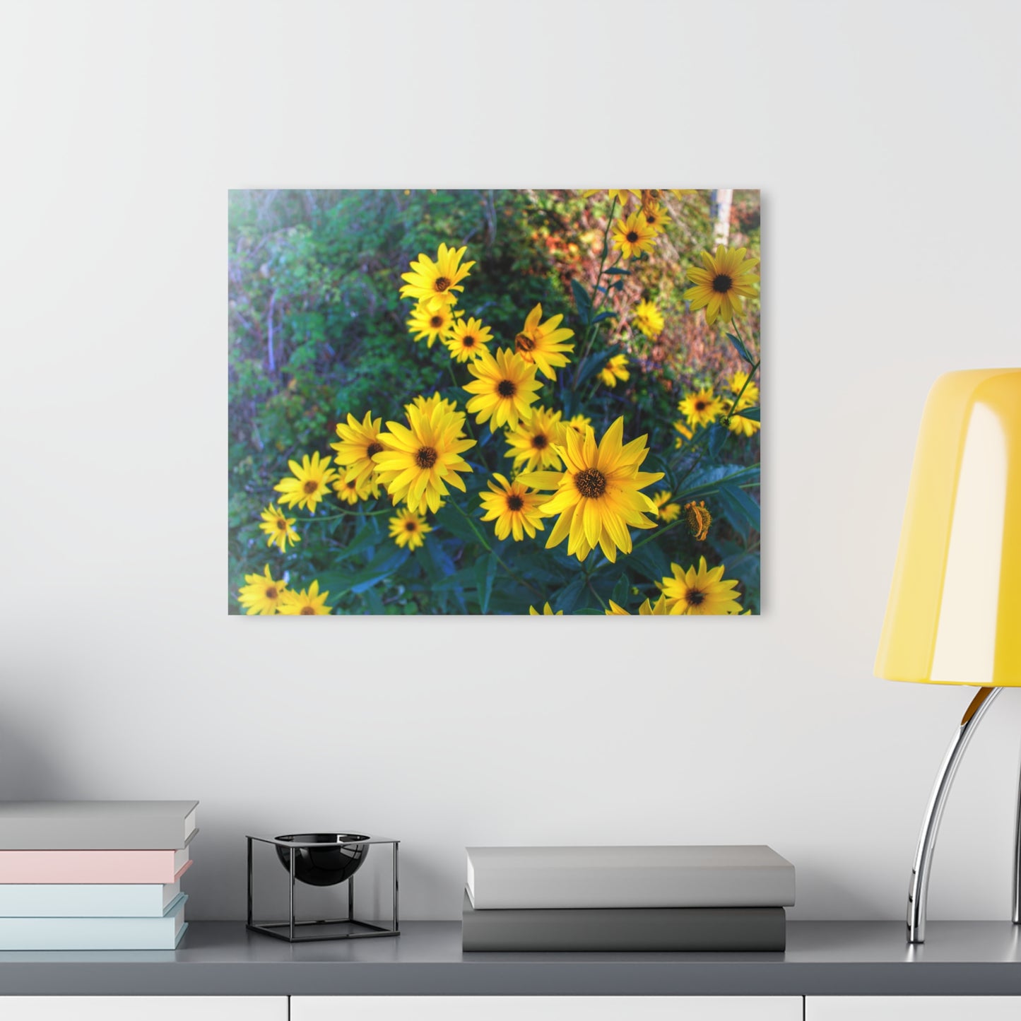 U R There Photography Bursts of Gold Rustic Farmhouse Acrylic Wall Print 14 "x 11"