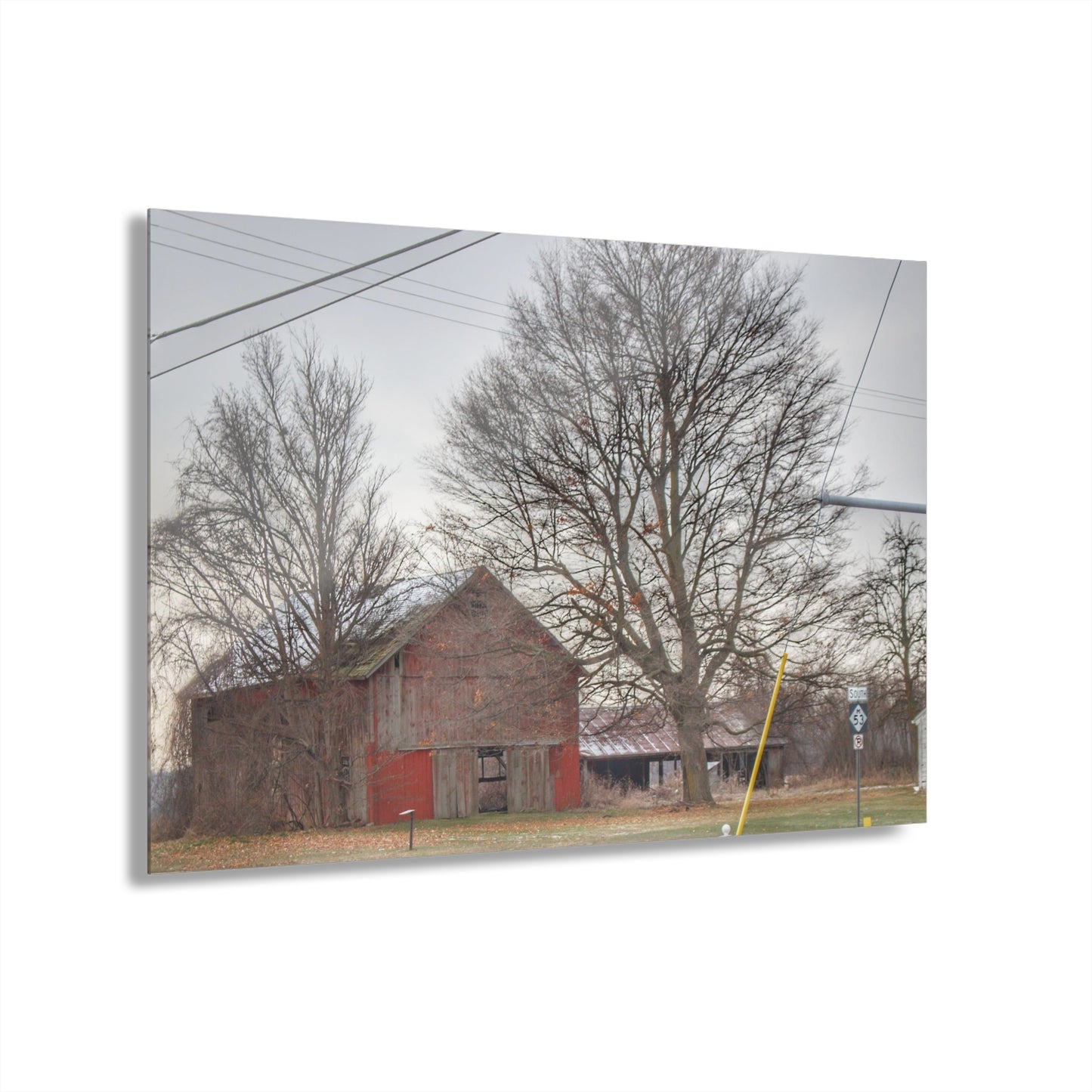 U R There Photography Almont Van Dyke Red III Rustic Farmhouse Acrylic Wall Print