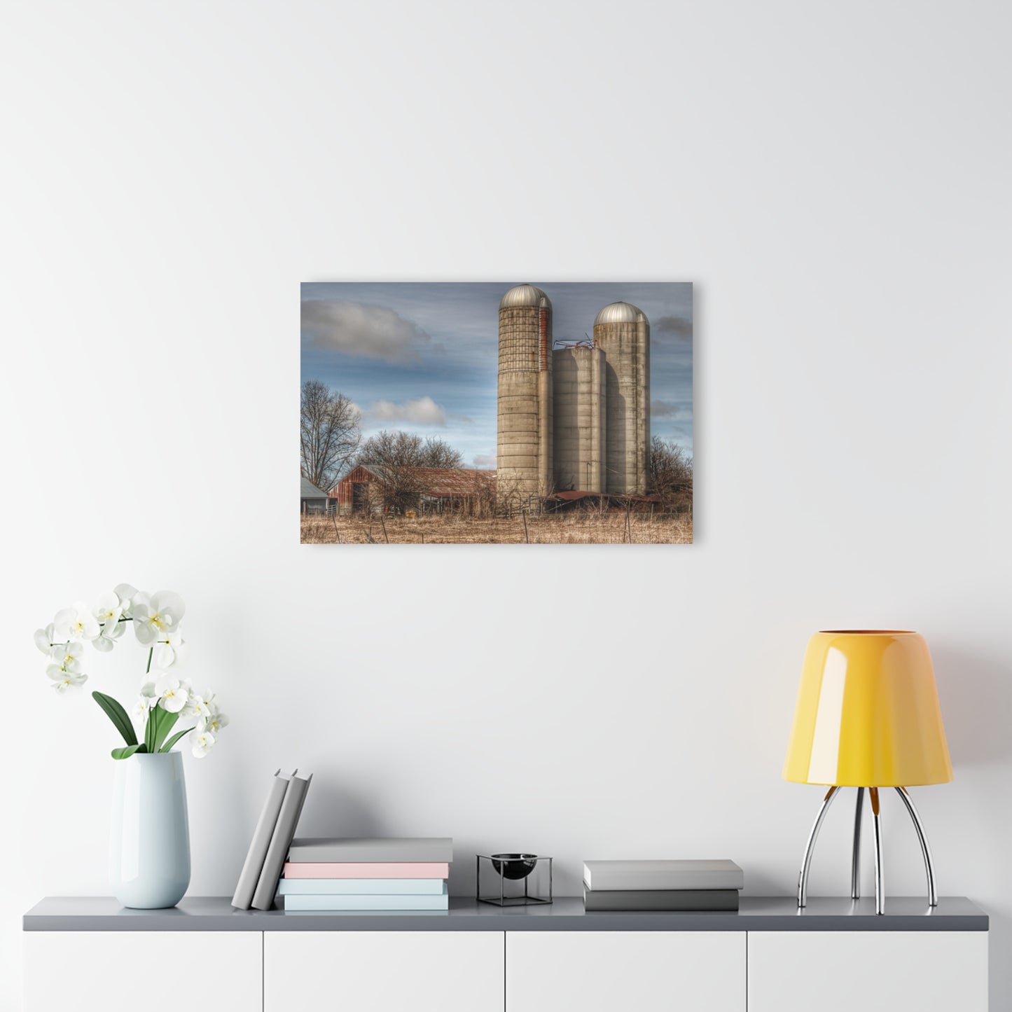 U R There Photography Silo Rust Rustic Farmhouse Acrylic Wall Print