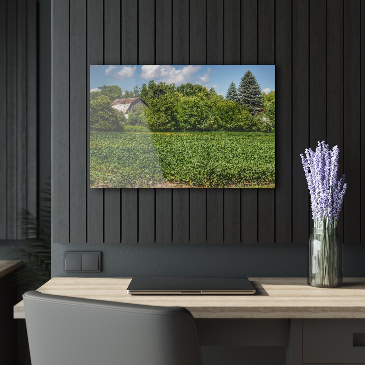 U R There Photography Canada Road Hidden Rustic Farmhouse Acrylic Wall Print
