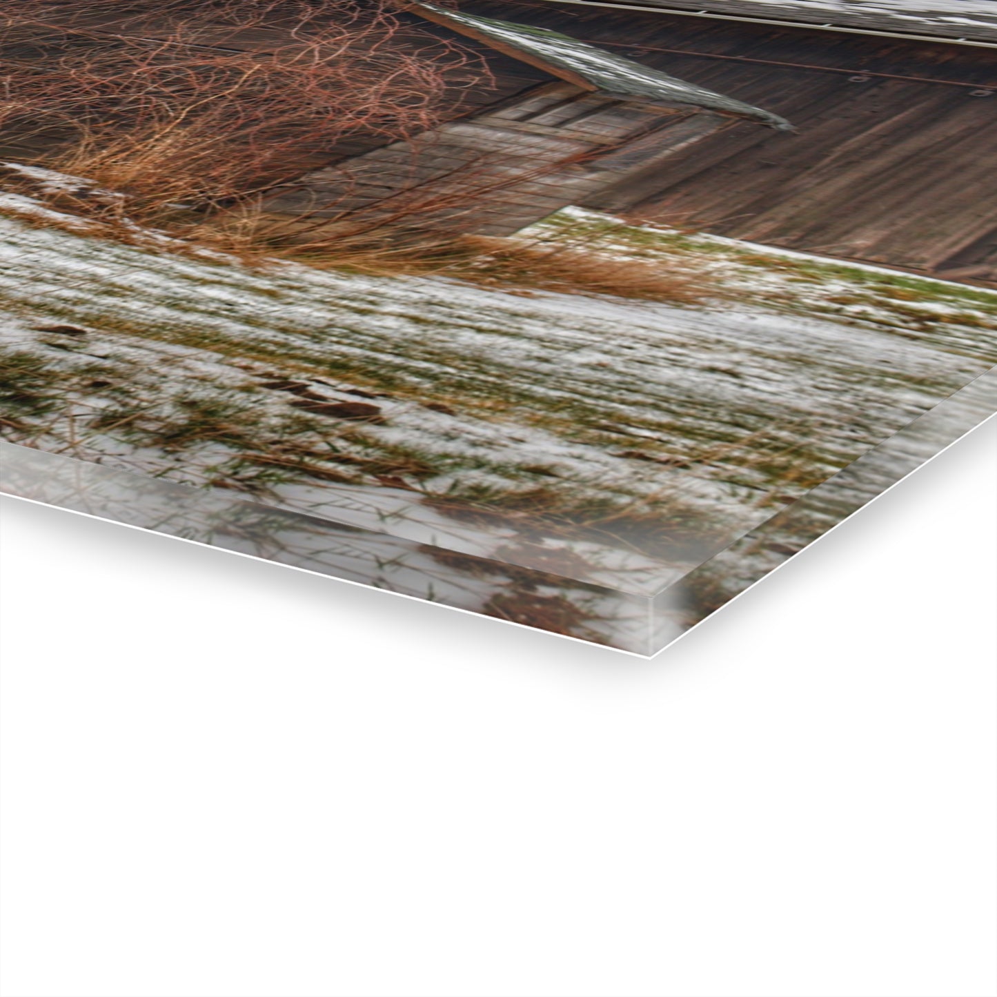 U R There Photography Wilder Road Little Grey Rustic Farmhouse Acrylic Wall Print