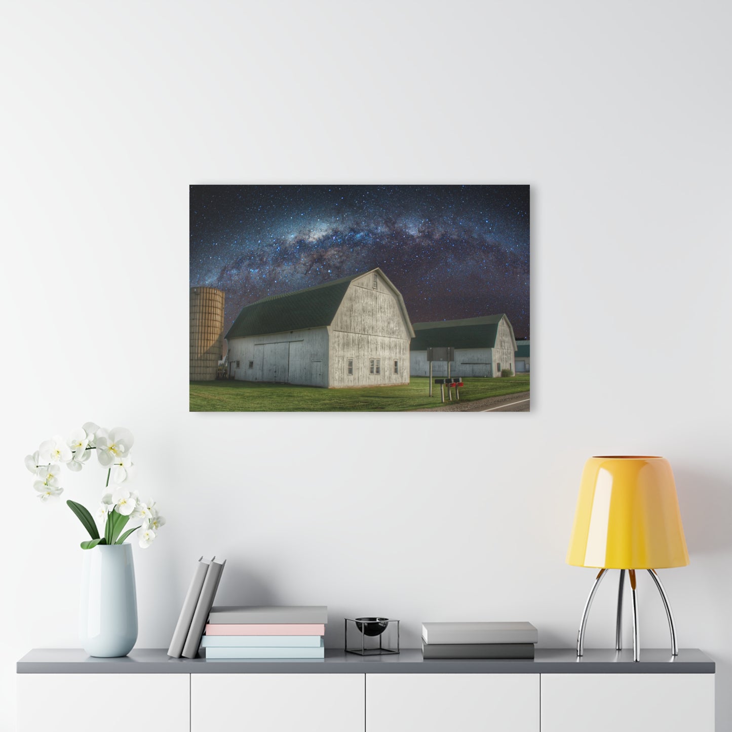 U R There Photography Under the Milky Way Rustic Farmhouse Acrylic Wall Print