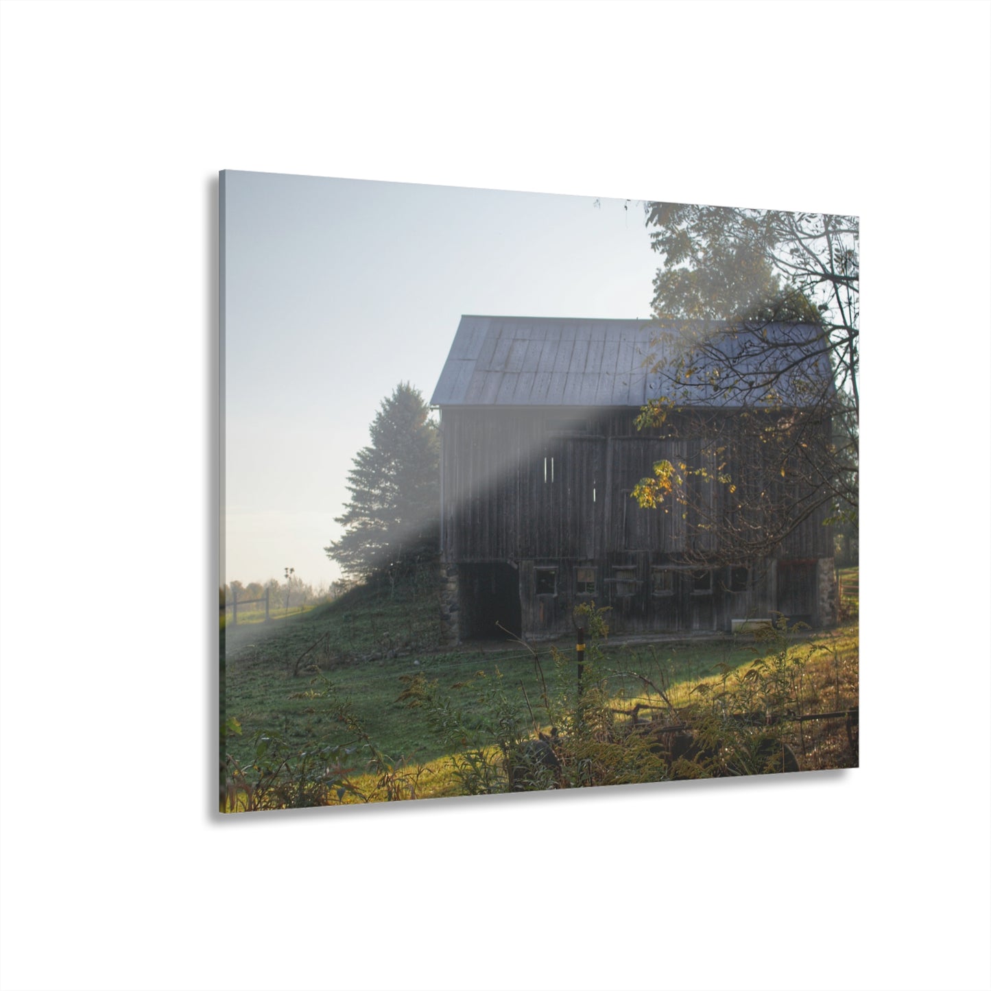 U R There Photography Summers Road Old Grey Rustic Farmhouse Acrylic Wall Print