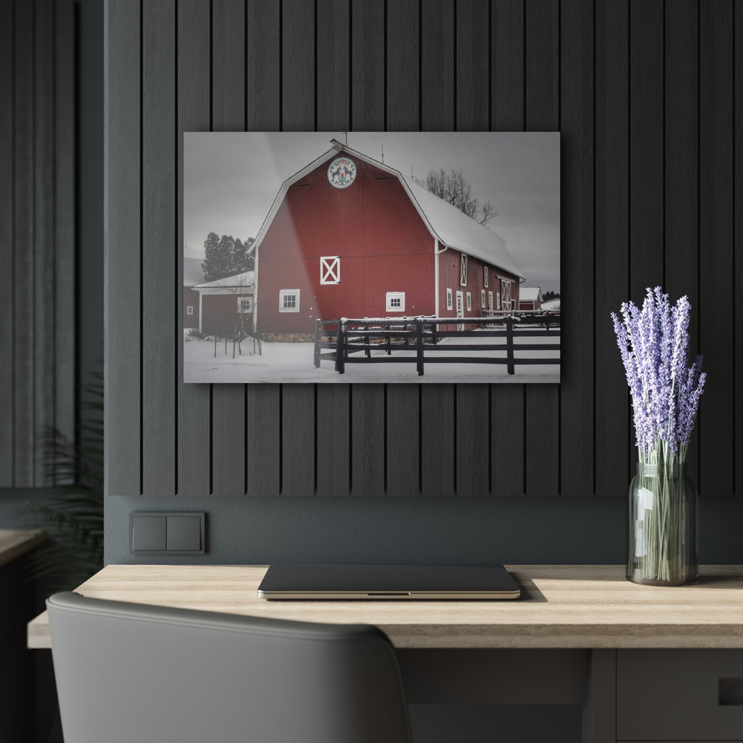 U R There Photography Barns of Barber Road III Rustic Farmhouse Acrylic Wall Print