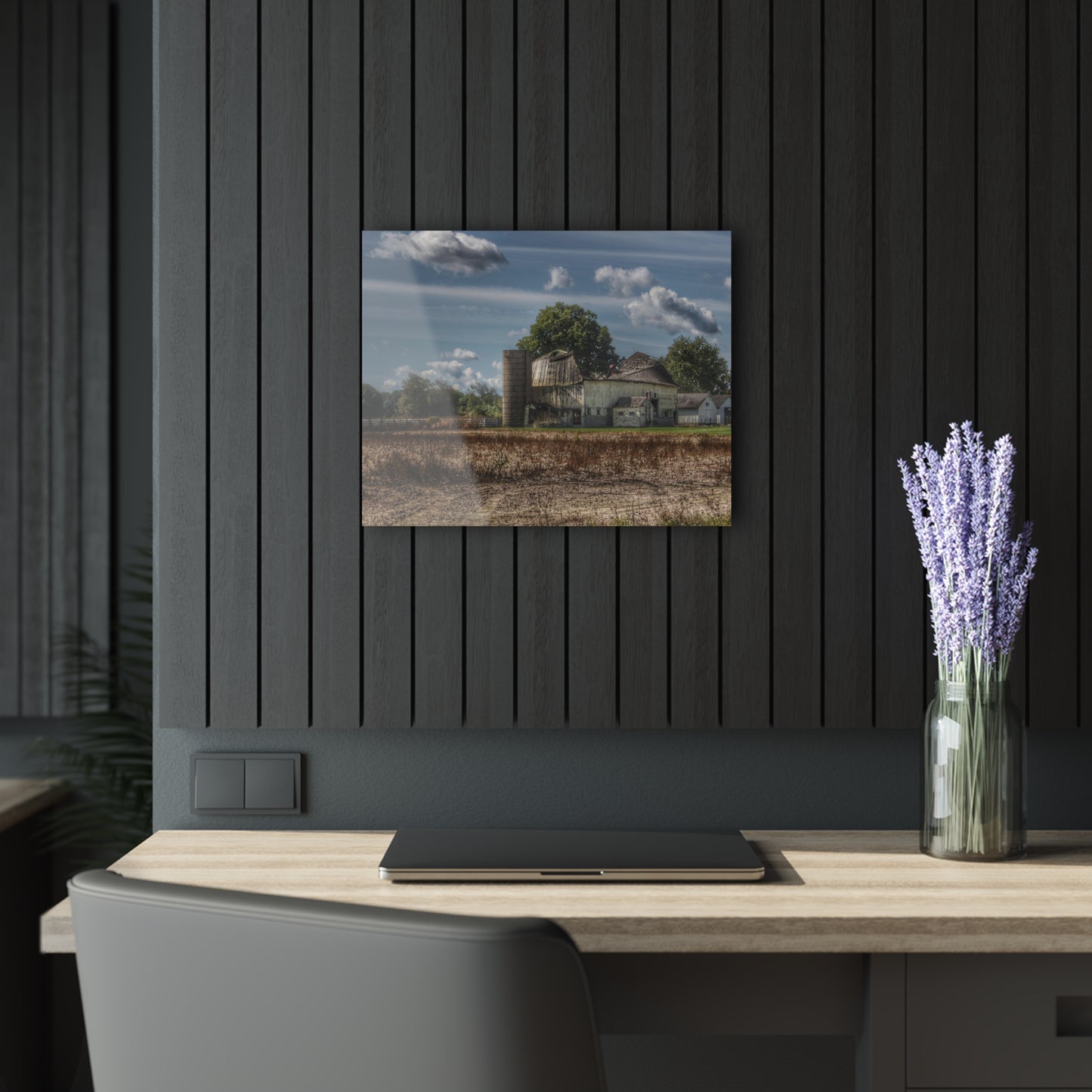 U R There Photography Sutton Road End of Days Rustic Farmhouse Acrylic Wall Print