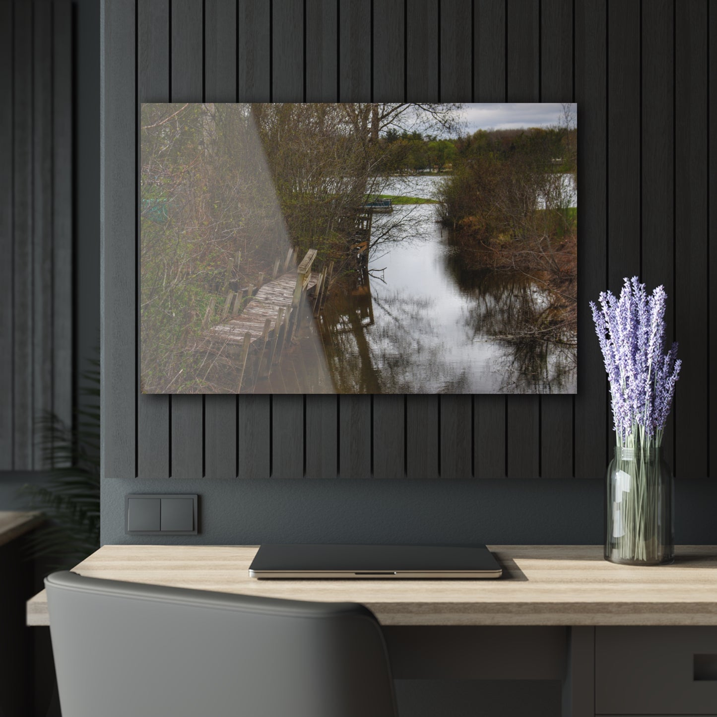U R There Photography Private Pathways Rustic Farmhouse Acrylic Wall Print