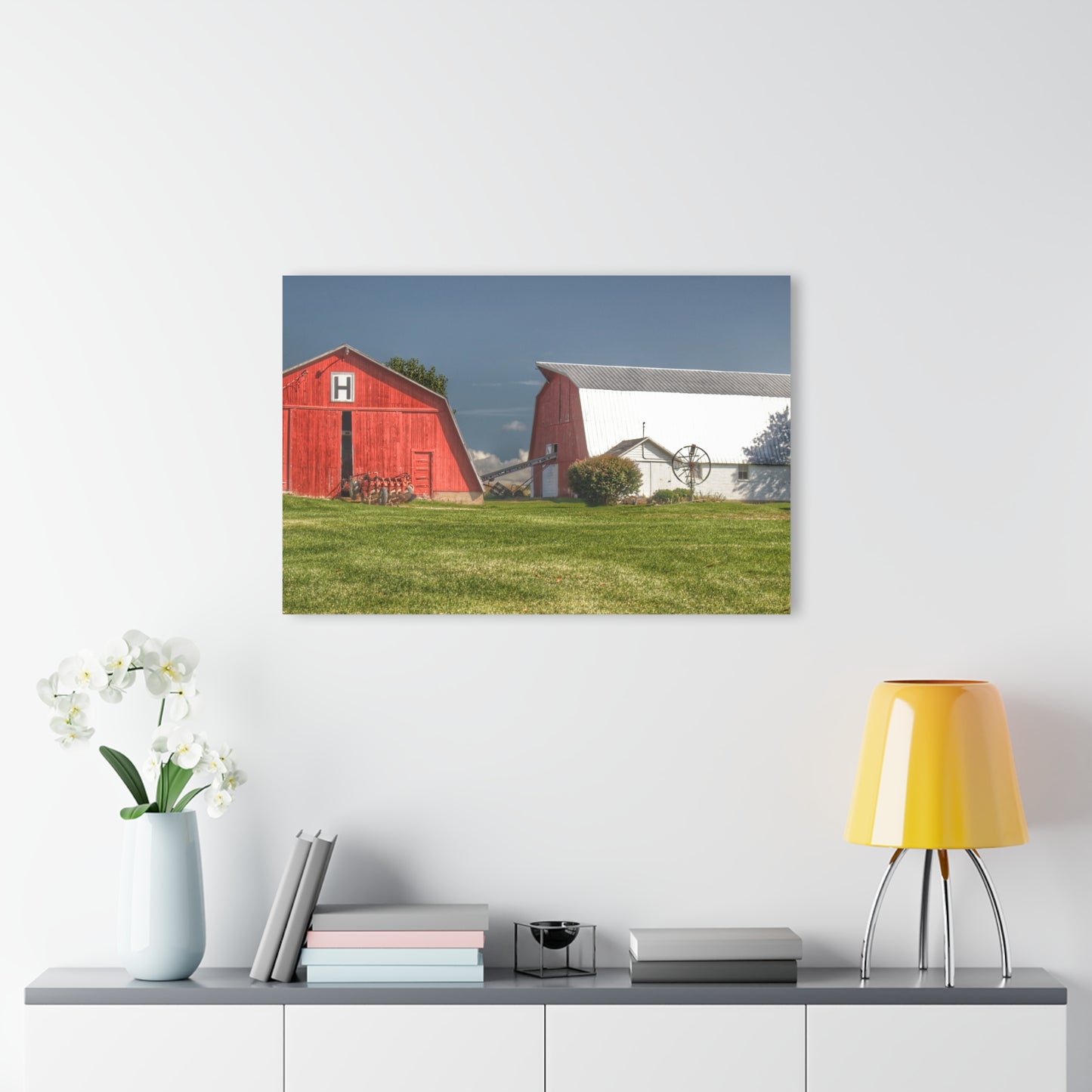 U R There Photography Shay Lake Duo Rustic Farmhouse Acrylic Wall Print