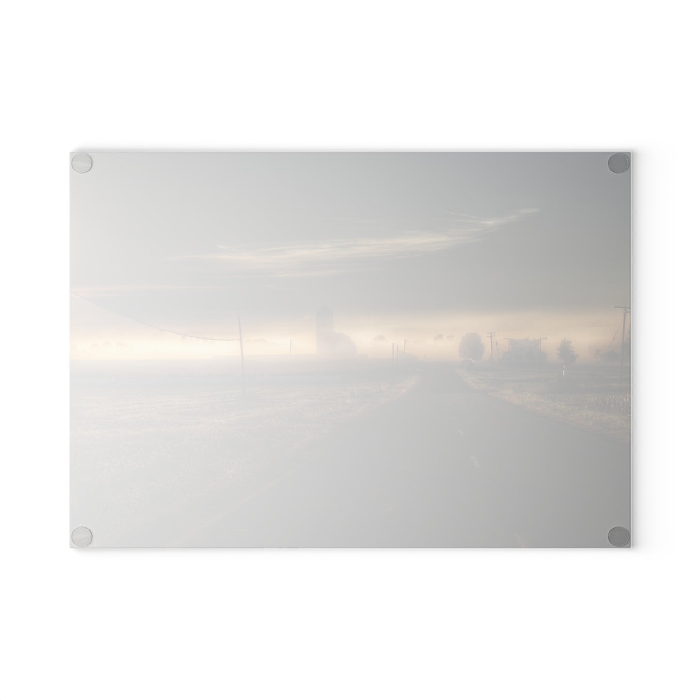 U R There Photography By Dawns Early Light Rustic Farmhouse Tempered-Glass Cutting Board