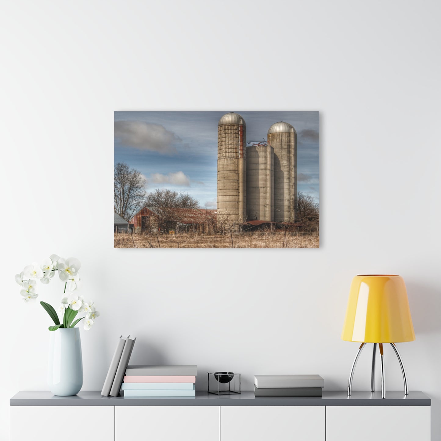U R There Photography Silo Rust Rustic Farmhouse Acrylic Wall Print