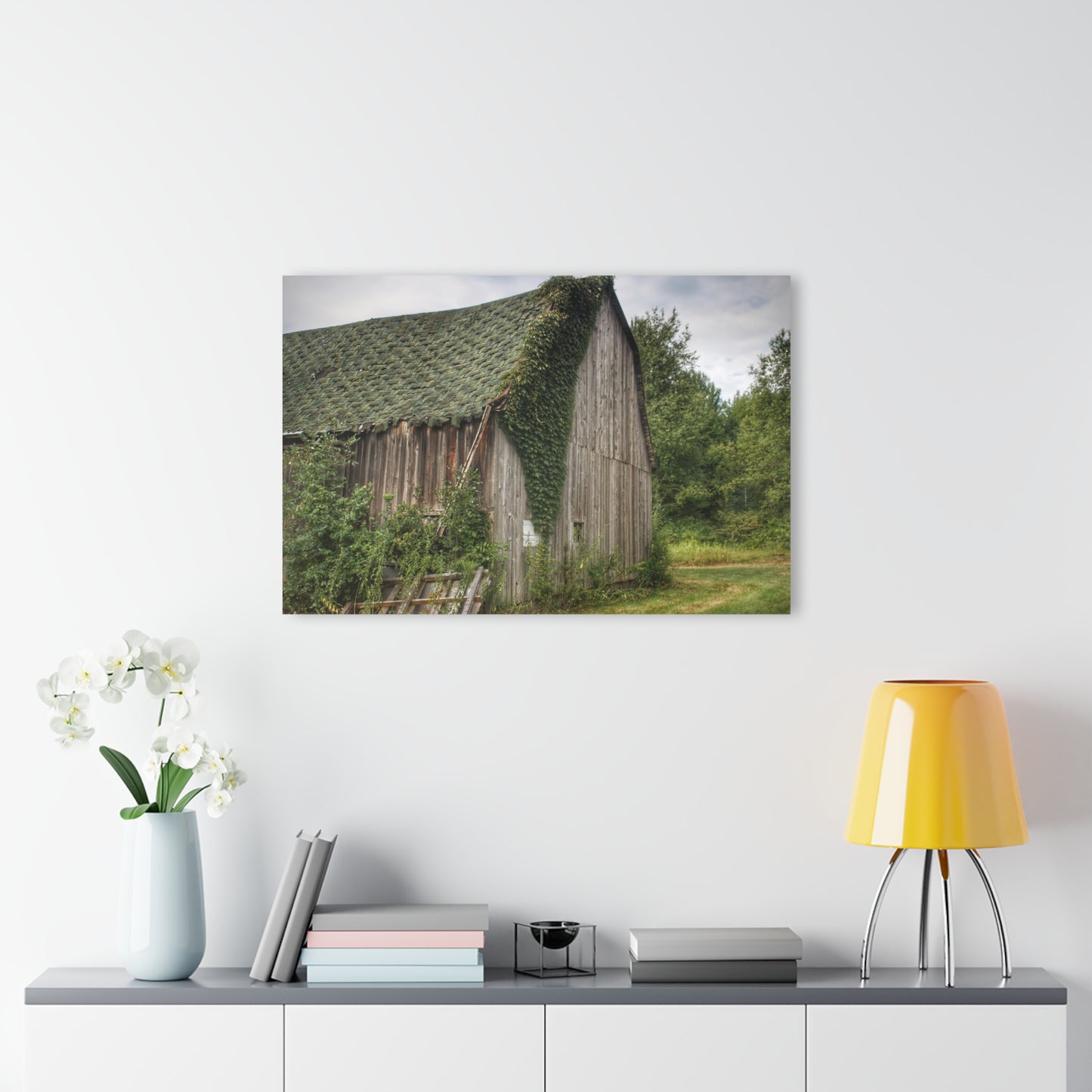 U R There Photography Chambers Grey Rustic Farmhouse Acrylic Wall Print