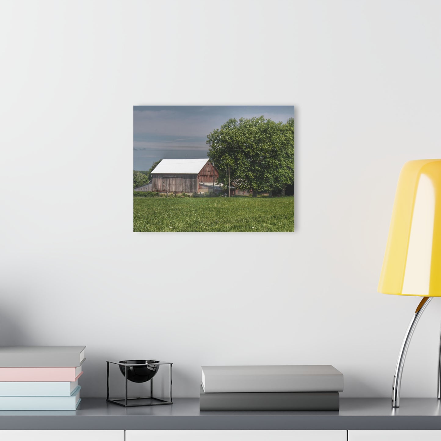 U R There Photography Castle Road Cow Barn III Rustic Farmhouse Acrylic Wall Print