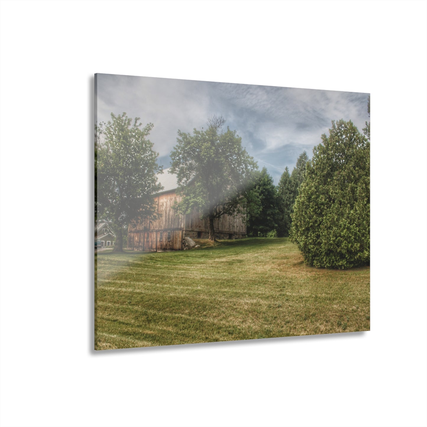 U R There Photography Thistle Valley Weathered Grey Rustic Farmhouse Acrylic Wall Print