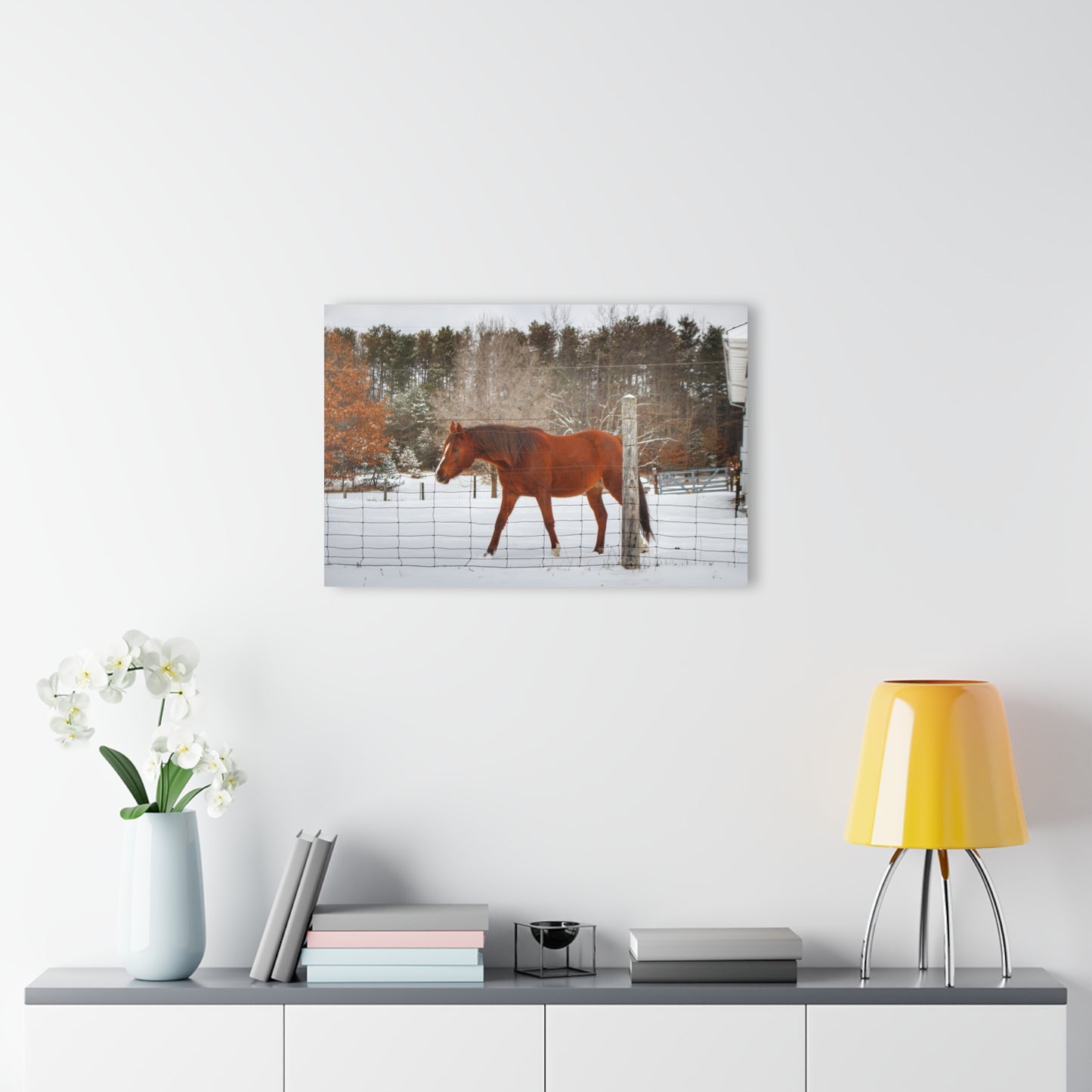 U R There Photography Roadside Chestnut Rustic Farmhouse Acrylic Wall Print