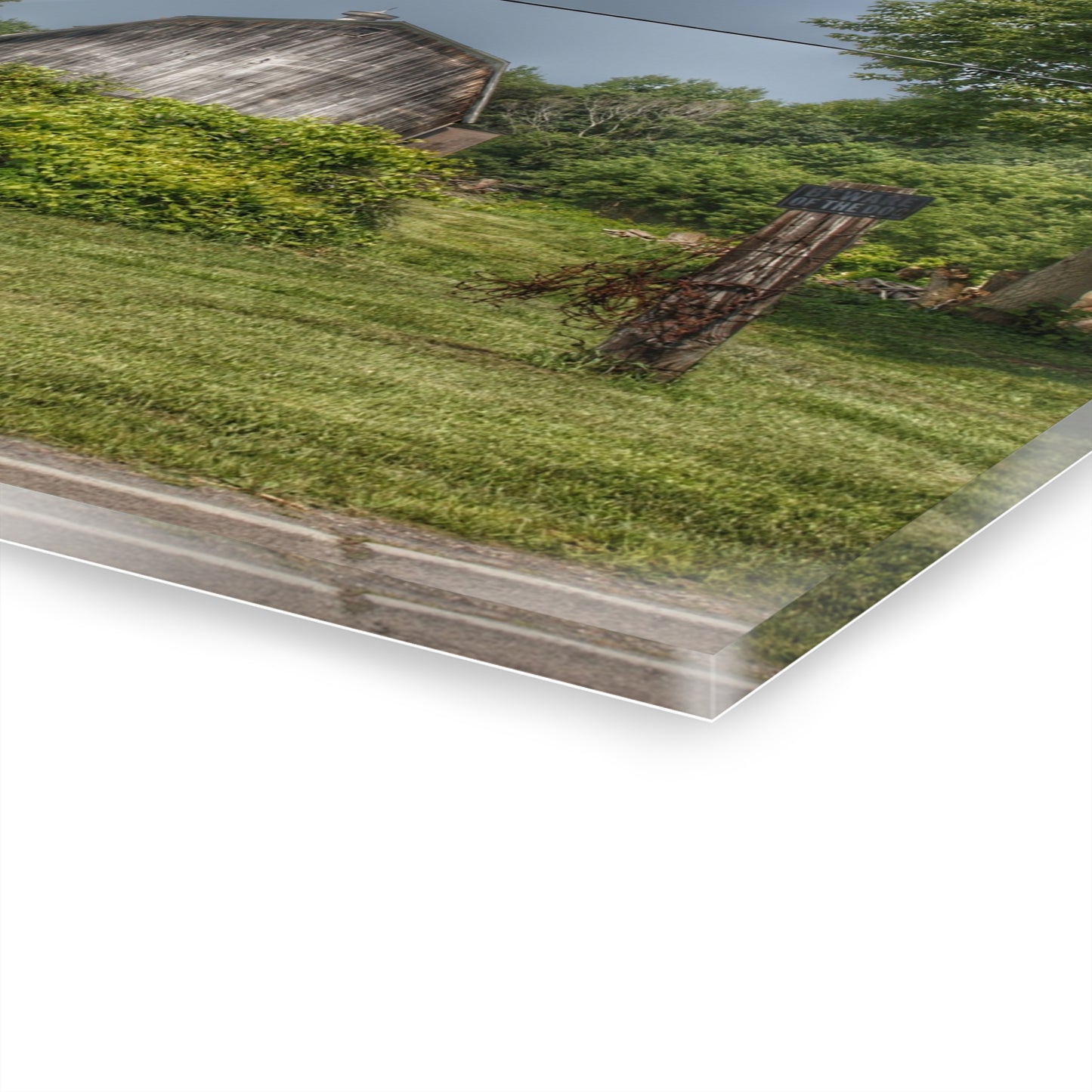 U R There Photography Vassar Road Hidden Grey I Rustic Farmhouse Acrylic Wall Print