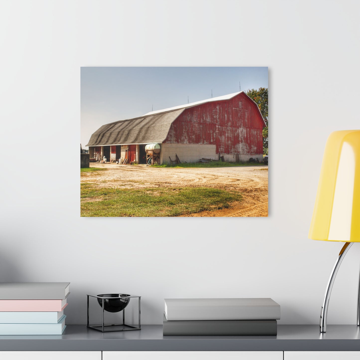U R There Photography Quonset Barn Rustic Farmhouse Acrylic Wall Print