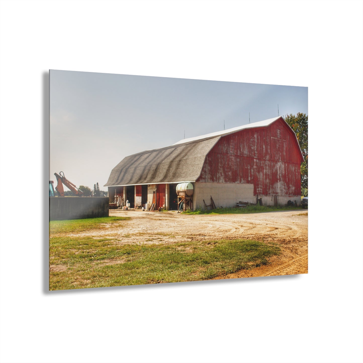 U R There Photography Quonset Barn Rustic Farmhouse Acrylic Wall Print