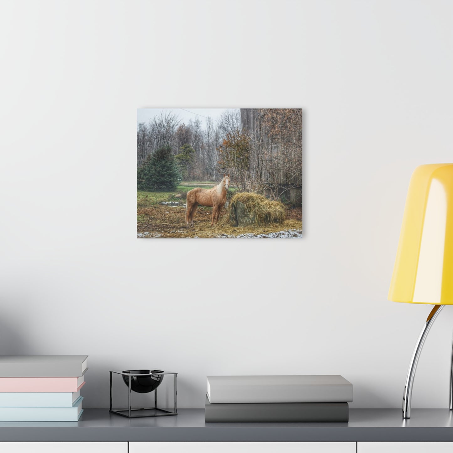 U R There Photography French Road Butterscotch Rustic Farmhouse Acrylic Wall Print
