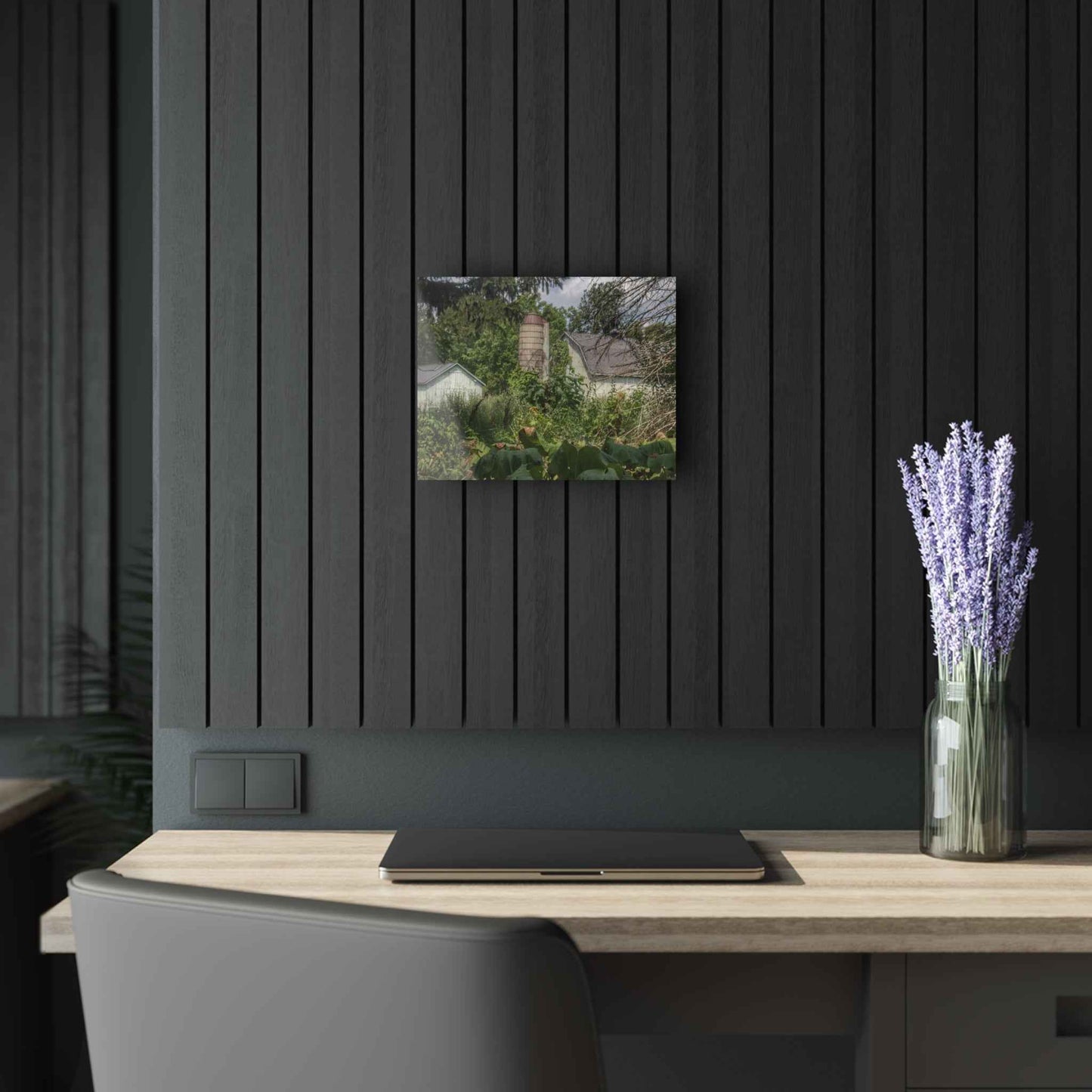 U R There Photography Clark Road Hidden Rustic Farmhouse Acrylic Wall Print