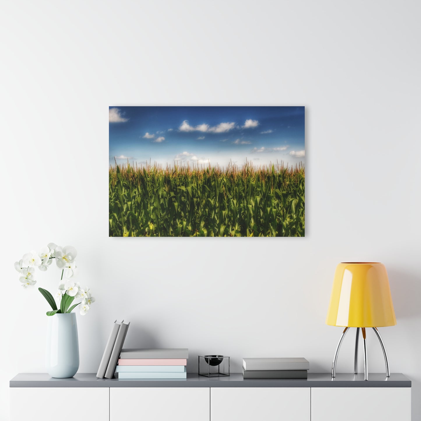 U R There Photography Sky-High Corn Rustic Farmhouse Acrylic Wall Print