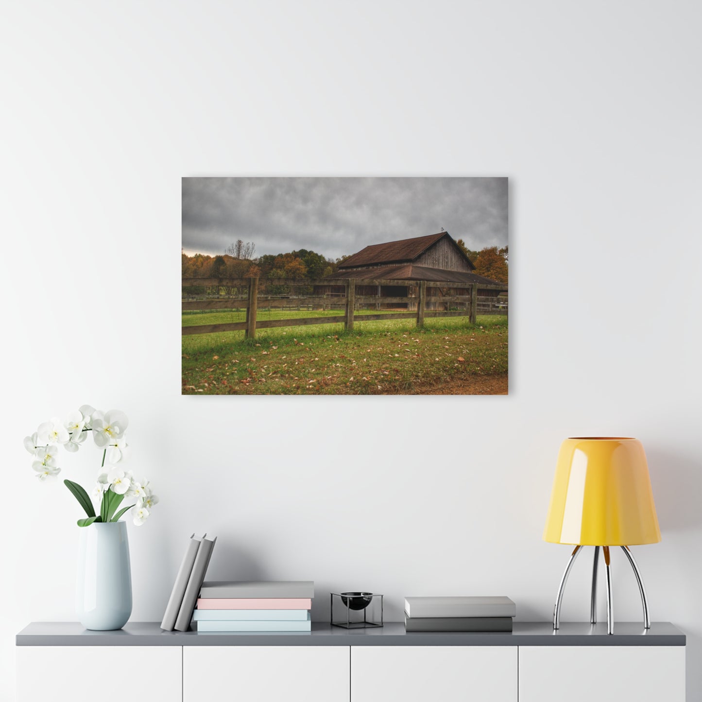 U R There Photography Chalet Grey I Rustic Farmhouse Acrylic Wall Print